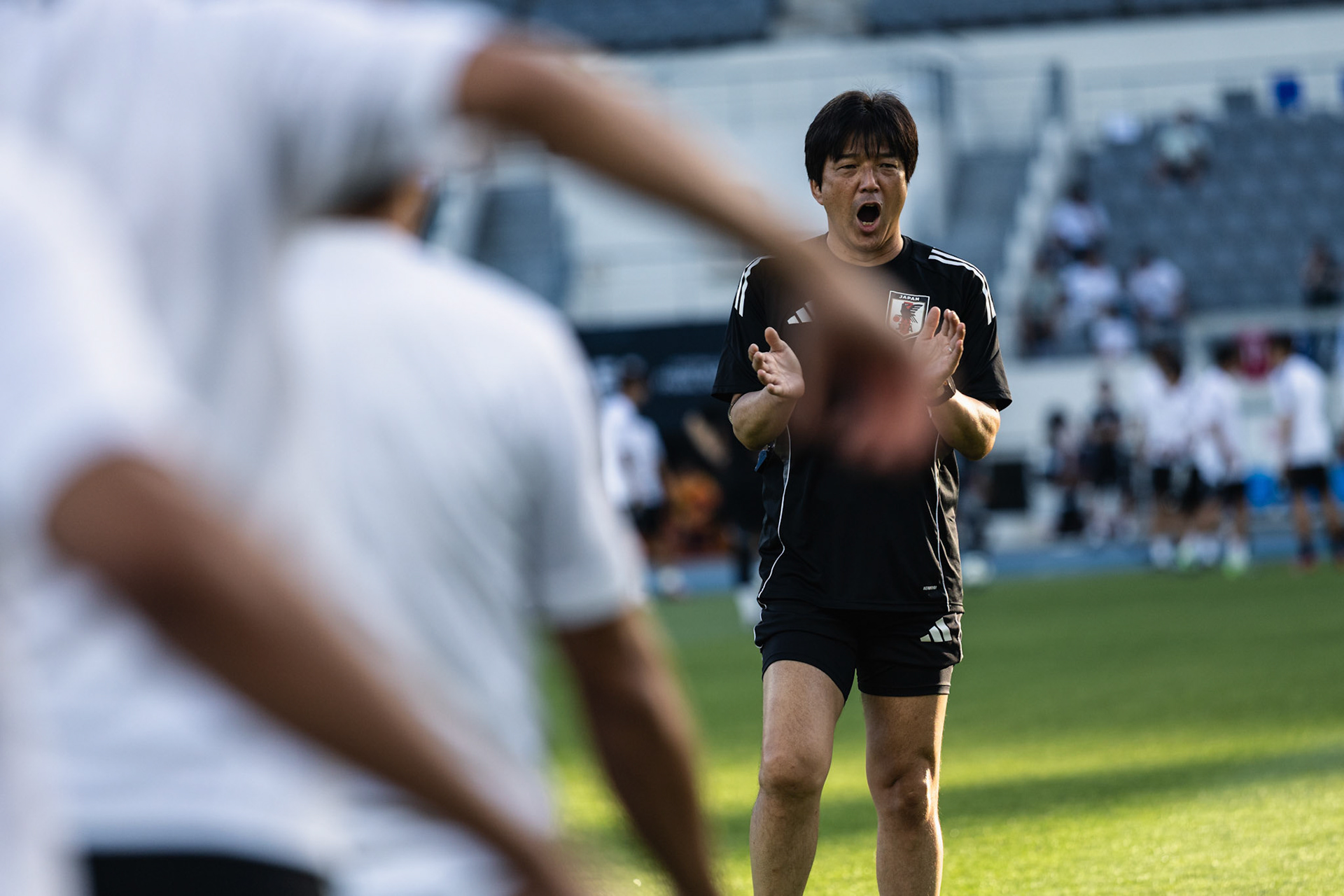 YONGIN, South Korea - JULY  12:  during EAFF E-1 Football Championship - Japan vs China at Yongin Mireu Stadium on July 12, 2025 in Yongin, South Korea, (Photo by Jack Ng/Pixel Images)