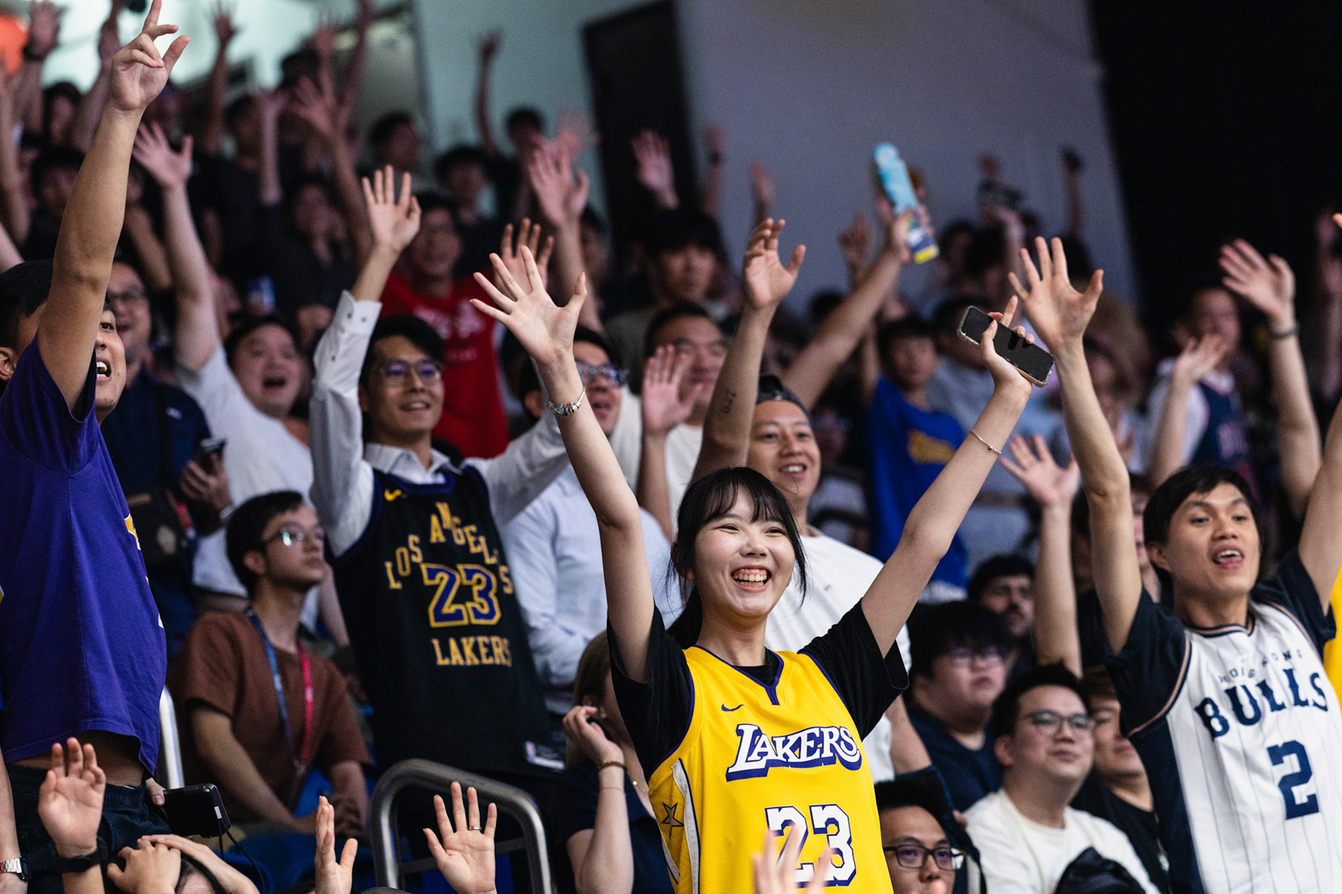 HONG KONG, China - AUGUST  07:  during NBL 2025 Hong Kong Bulls vs Hubei Wenlv at Southorn Stadium on August 7, 2025 in Hong Kong, China, (Photo by Jack Ng/NH_FOTO)