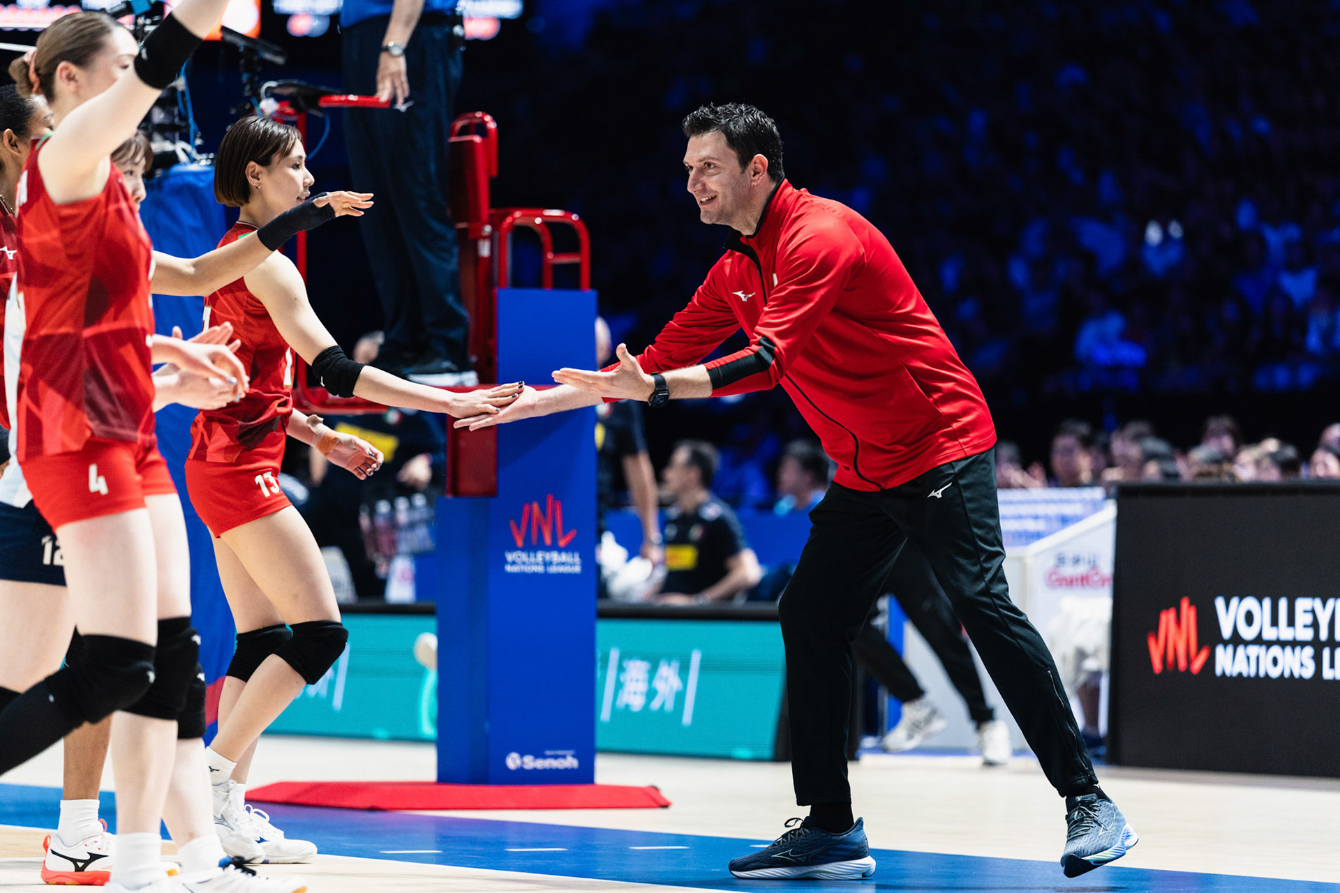 HONG KONG, China - JUNE  20:  during Volleyball Nations League Hong Kong 2025 at Kai Tak Arena on June 20, 2025 in Hong Kong, China, (Photo by Jack Ng/Pixel Images)