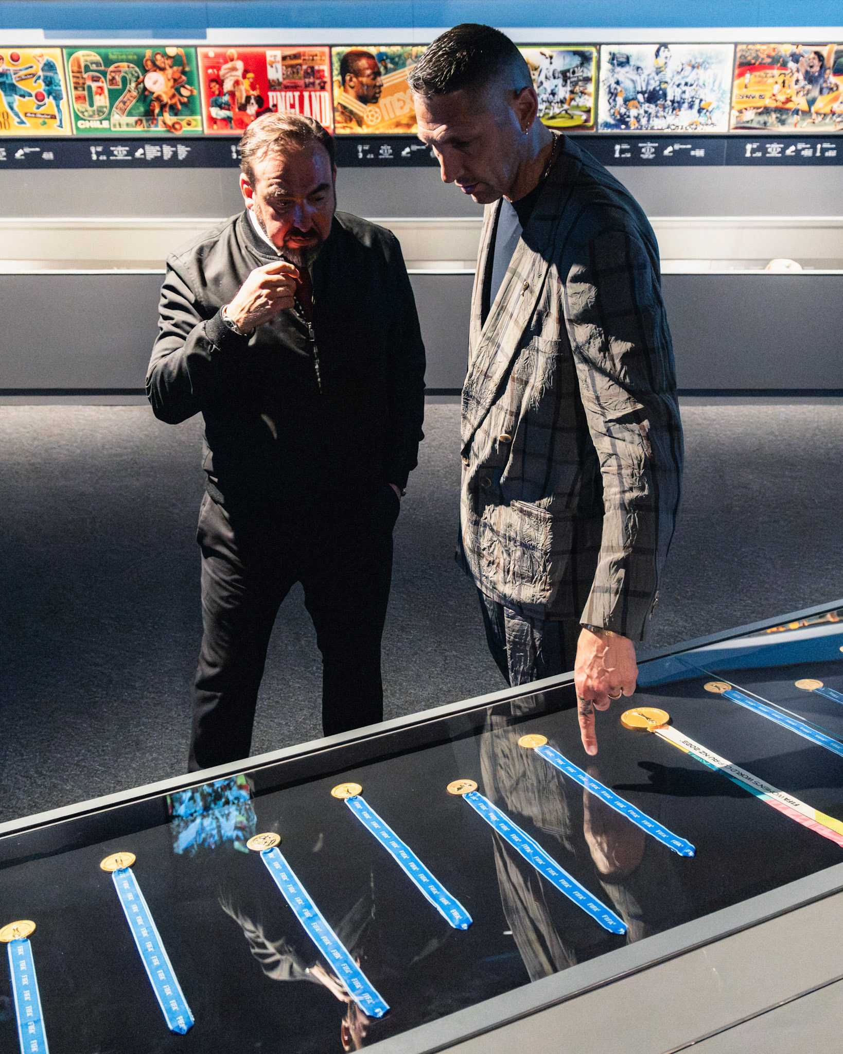 HONG KONG, China - MAY 28: 2006 FIFA World Cup winner Marco Materazzi and Marco Fazzone, Managing Director of the FIFA Museum joins the Grand Opening of FIFA Museum in Hong Kong at FIFA Museum Hong Kong, Causeway Bay on May 28, 2026 in Hong Kong, China, (Photo by Jack Ng/Alamy Live News)