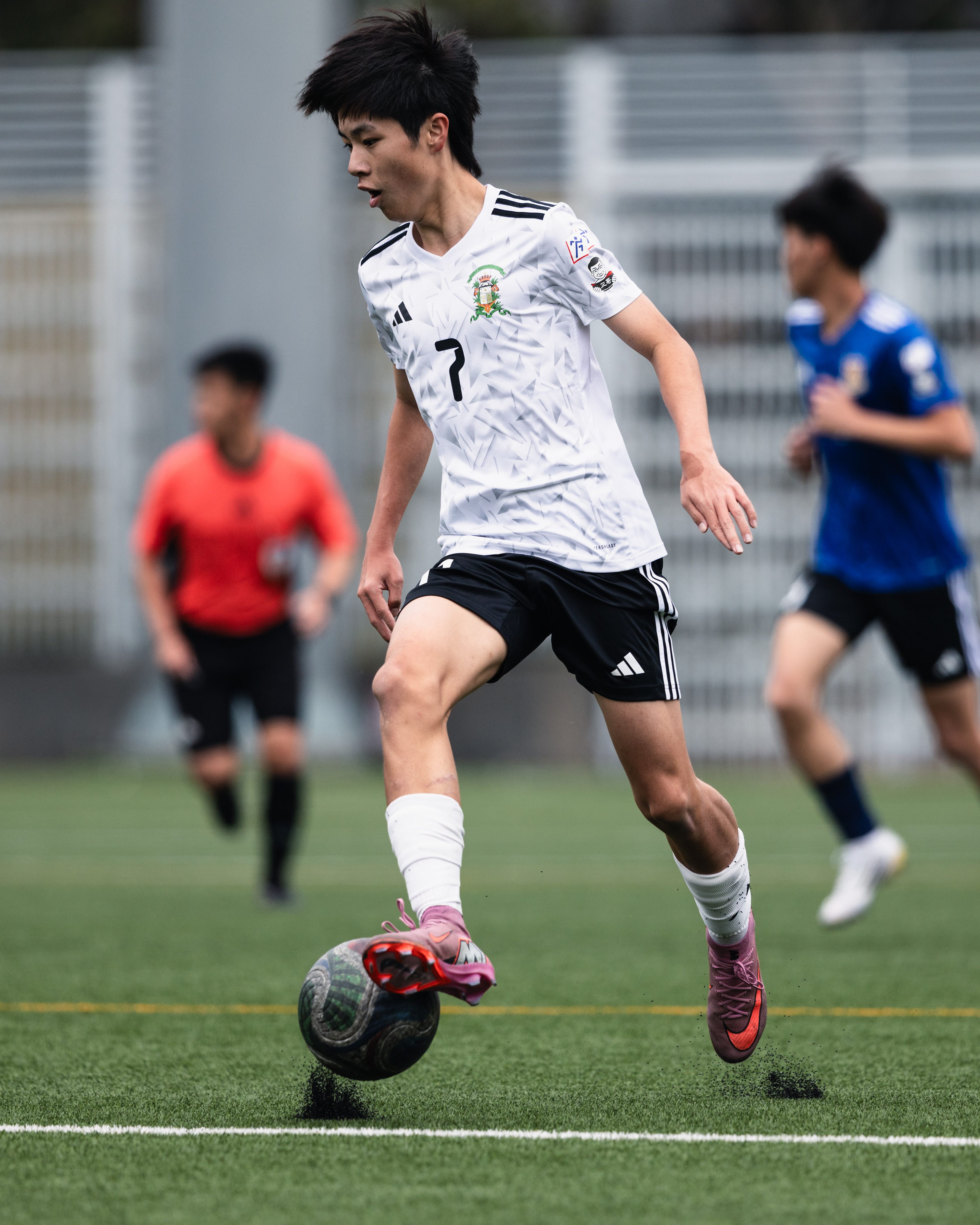 HONG KONG, China - FEBRUARY 09: during SamGor All Hong Kong Schools Jing Ying Football Tournament 2025-26 - Tang King Po School  vs St. Joseph's College at Po Kong Village Road Park Artificial Turf Soccer Pitch on February 9, 2026 in Hong Kong, China, (Photo by Jack Ng/)