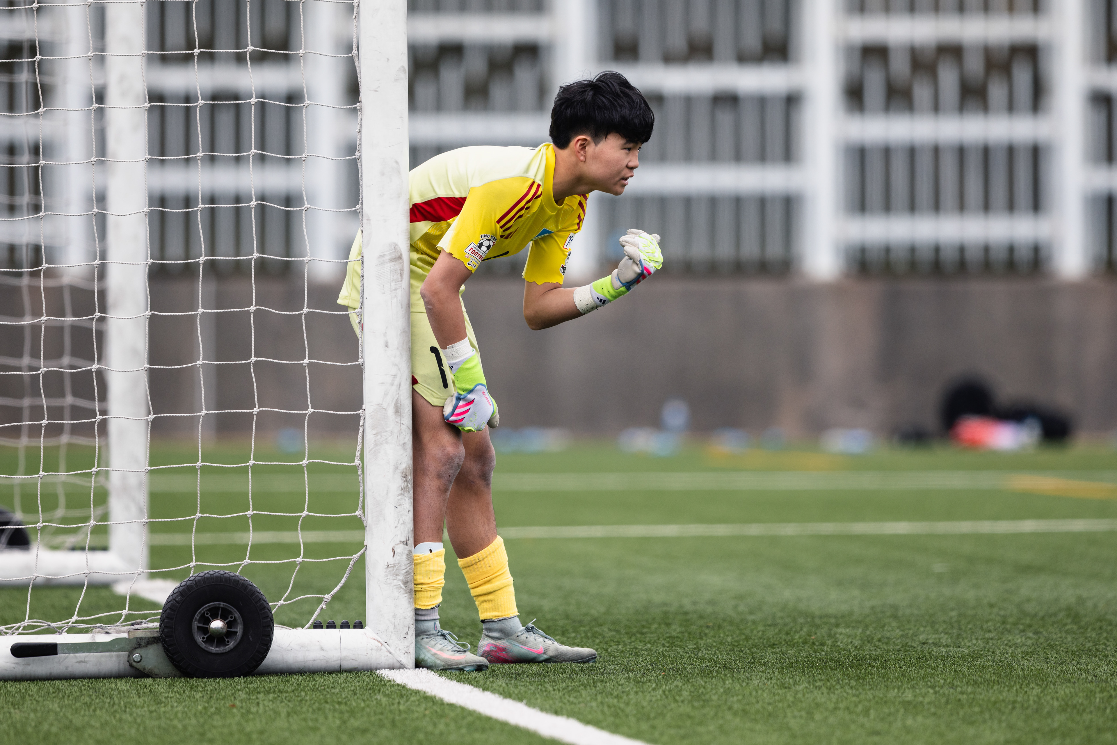 HONG KONG, China - FEBRUARY 09: during SamGor All Hong Kong Schools Jing Ying Football Tournament 2025-26 - Lam Tai Fai College vs Hong Kong International School at Po Kong Village Road Park Artificial Turf Soccer Pitch on February 9, 2026 in Hong Kong, China, (Photo by Jack Ng/)