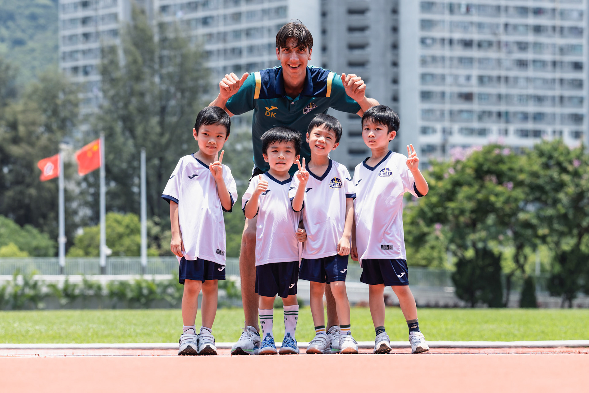 HONG KONG, China - JULY  27:  during Winner Sports Academy Training at Ma On Shan Sports Ground on July 27, 2025 in Hong Kong, China, (Photo by Jack Ng/)