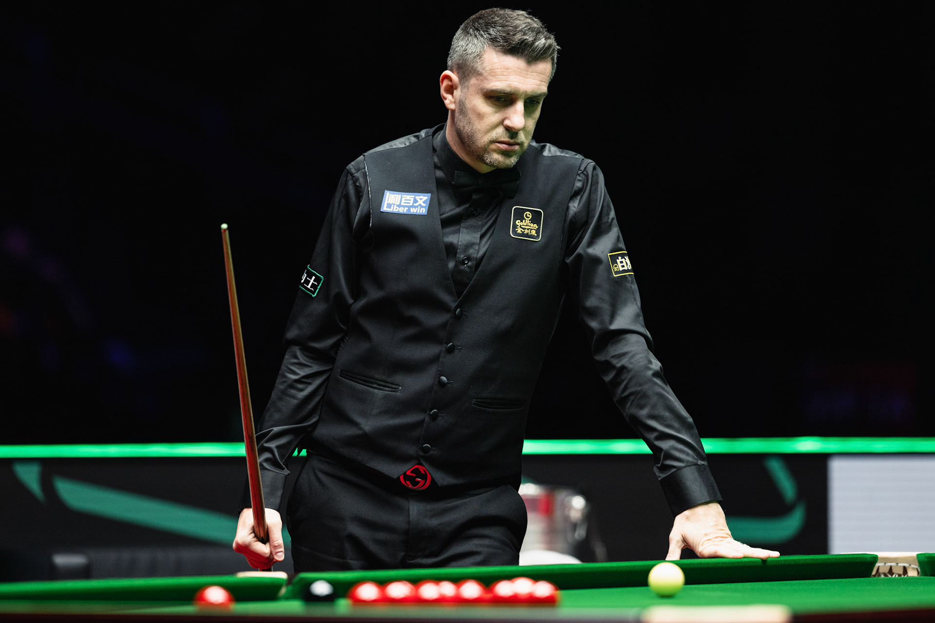 HONG KONG, China - FEBRUARY 05: Mark Selby of England reacts during WST World Grand Prix 2026 against Zhao Xintong of China at Kai Tak Arena on February 5, 2026 in Hong Kong, China, (Photo by Jack Ng/Alamy Live News)