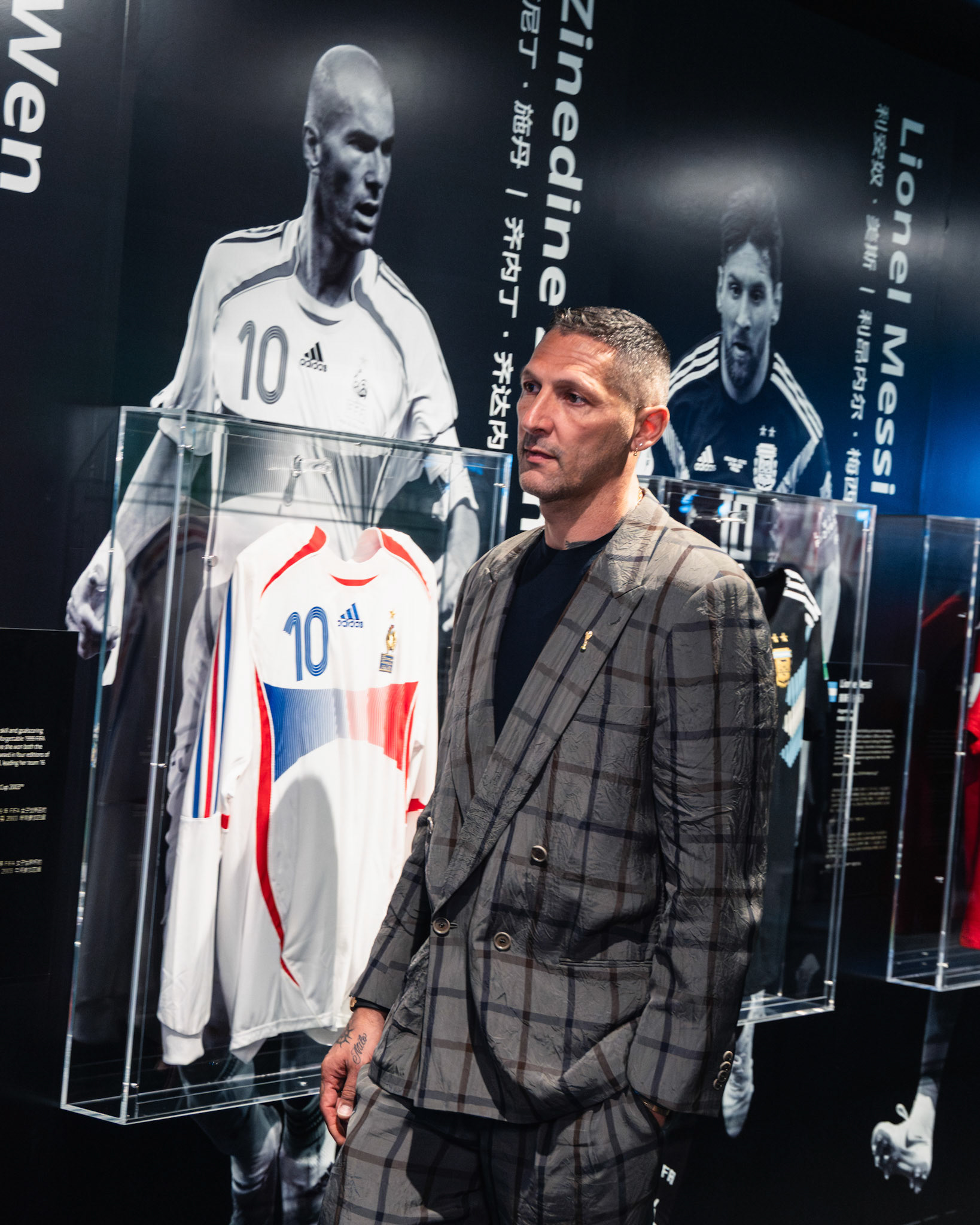 HONG KONG, China - MAY 28: 2006 FIFA World Cup winner Marco Materazzi joins the Grand Opening of FIFA Museum in Hong Kong at FIFA Museum Hong Kong, Causeway Bay on May 28, 2026 in Hong Kong, China, (Photo by Jack Ng/Alamy Live News)