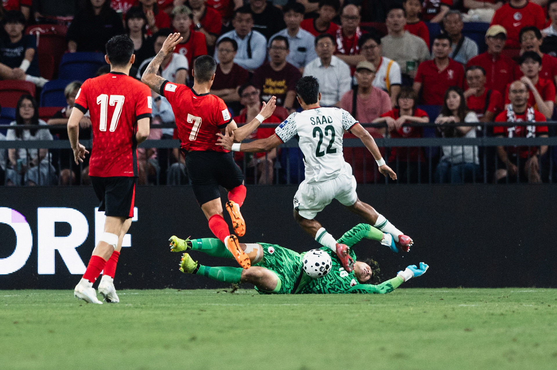 HONG KONG, China - OCTOBER  14:  during 2027 Asian Cup Qualifers - Hong Kong, China vs Bangladesh at Kai Tak Stadium on October 14, 2025 in Hong Kong, China, (Photo by Jack Ng/Pixel Images)