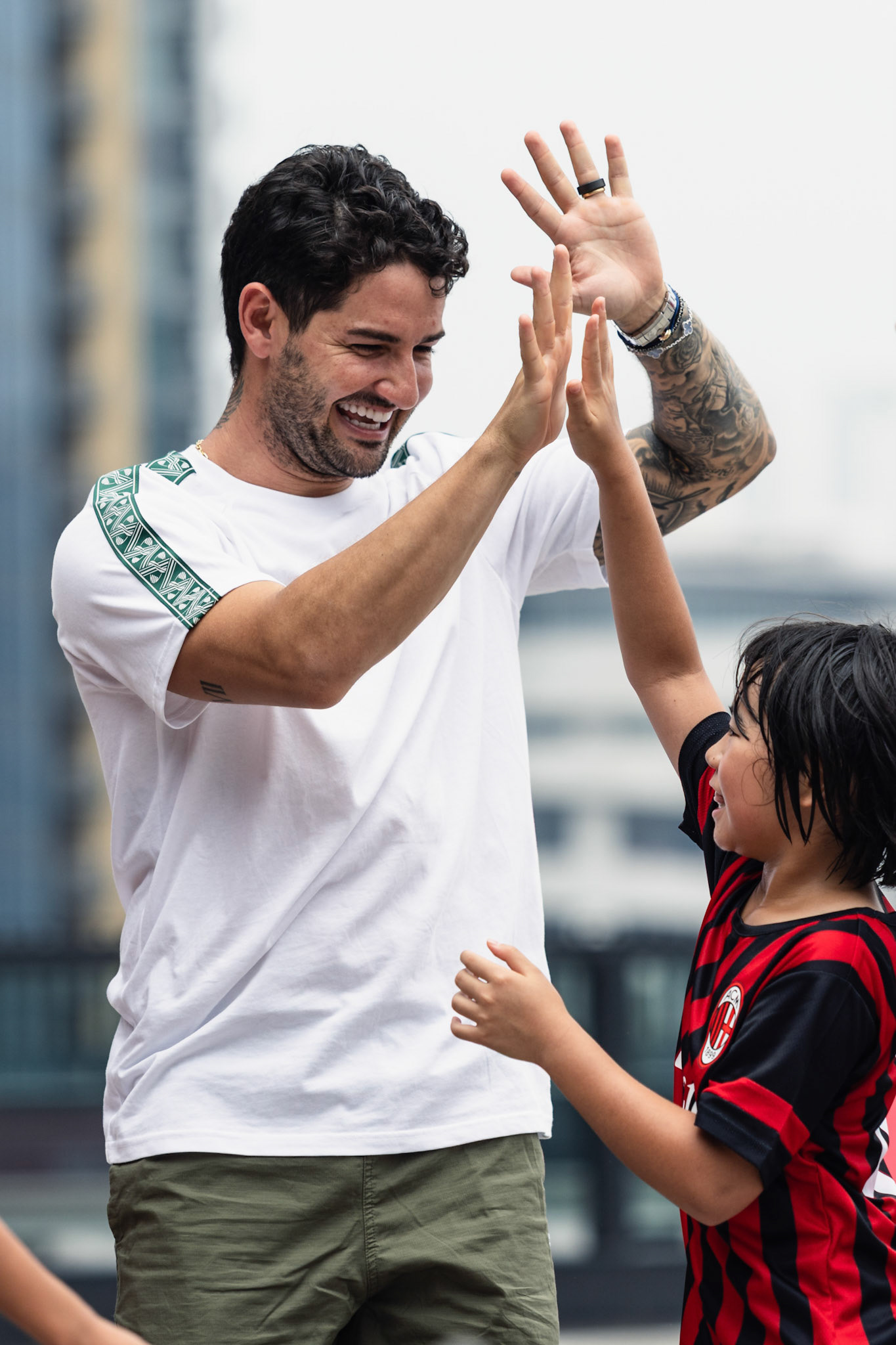HONG KONG, China - JULY  25:  during AC Milan Kai Tak Soccer Activation at Kai Tak Mall 1 Rooftop on July 25, 2025 in Hong Kong, China, (Photo by Jack Ng/Pixel Images)