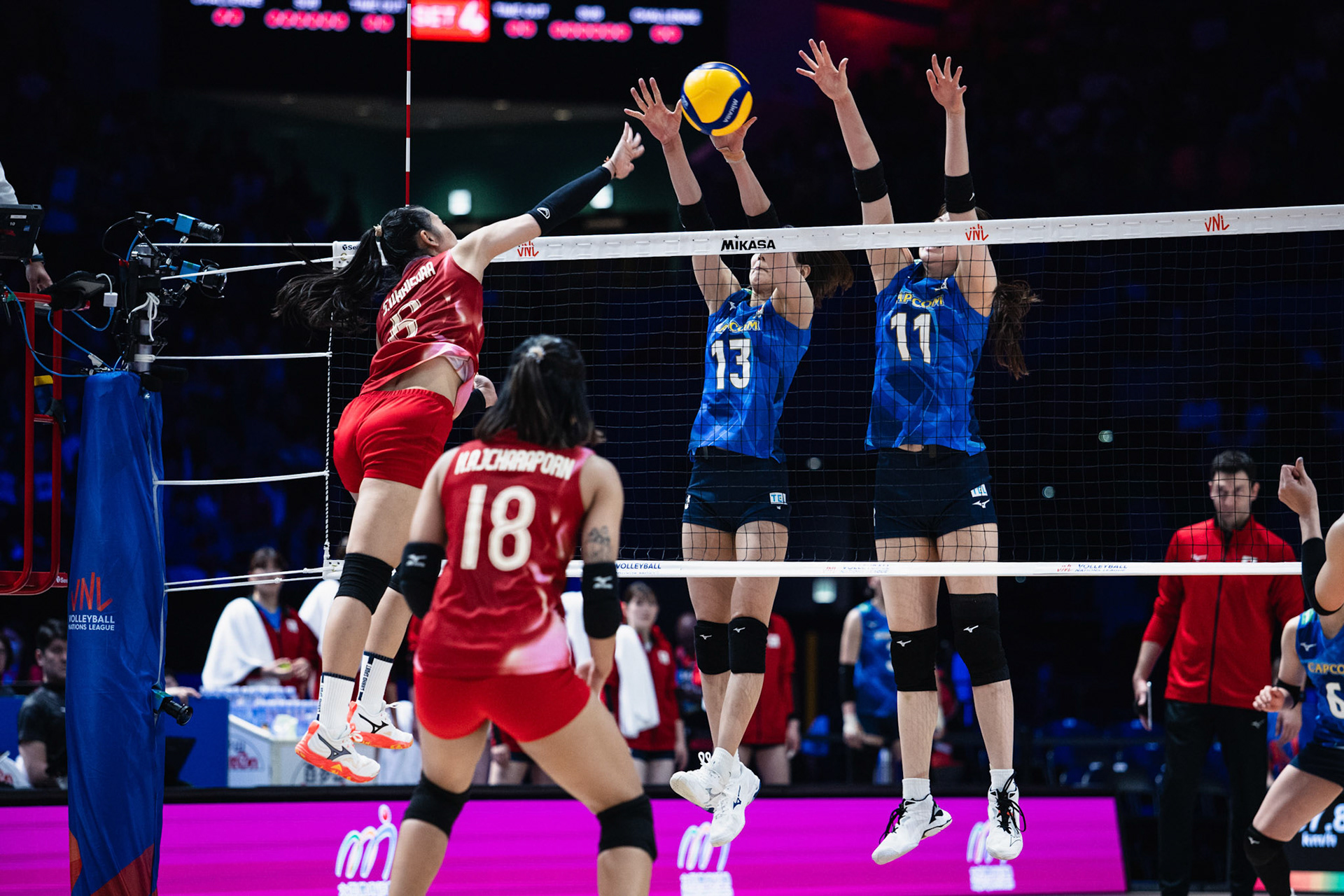HONG KONG, China - JUNE  18:  during Volleyball Nations League Hong Kong 2025 at Kai Tak Arena on June 18, 2025 in Hong Kong, China, (Photo by Jack Ng/Pixel Images)