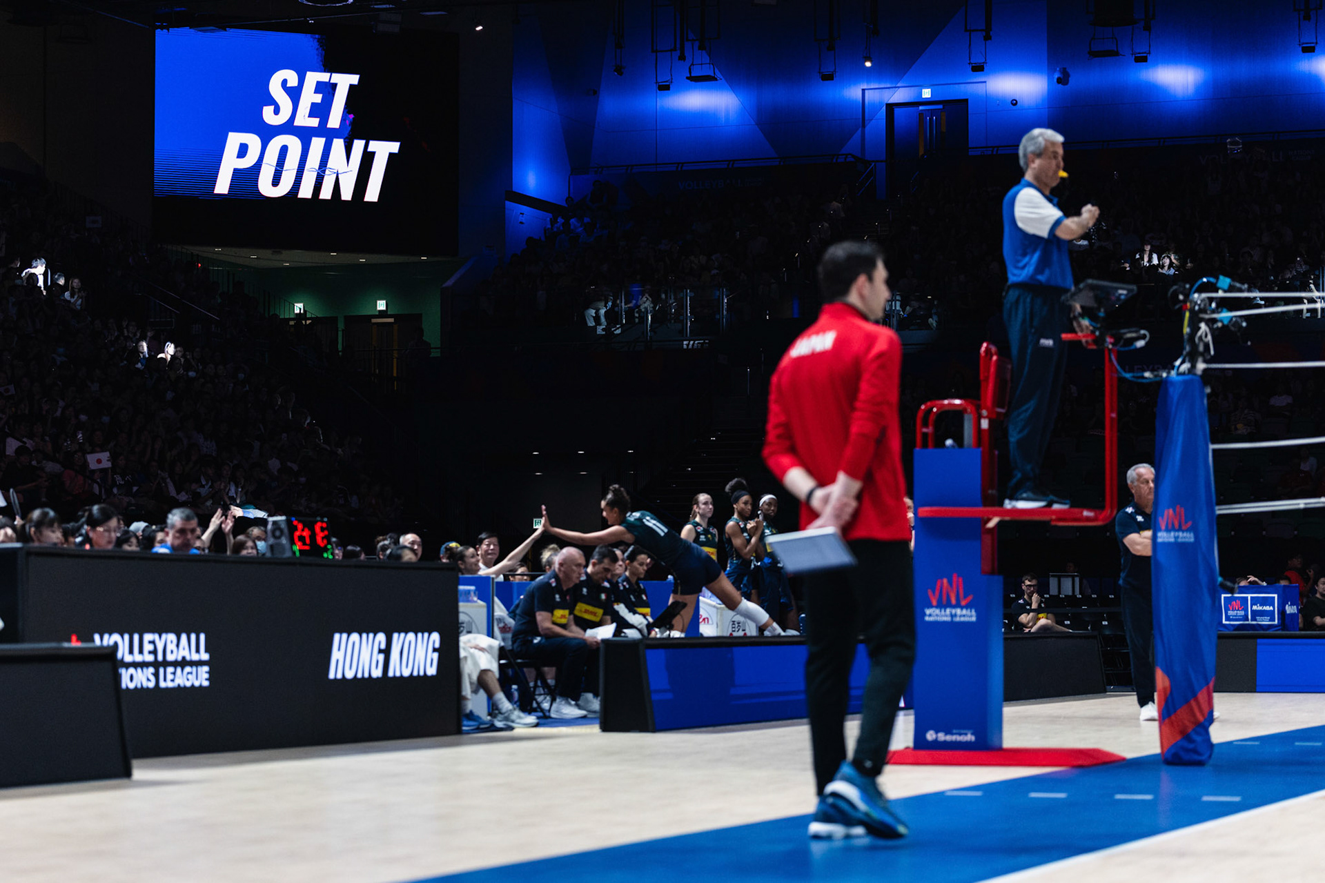 HONG KONG, China - JUNE  20:  during Volleyball Nations League Hong Kong 2025 at Kai Tak Arena on June 20, 2025 in Hong Kong, China, (Photo by Jack Ng/Pixel Images)