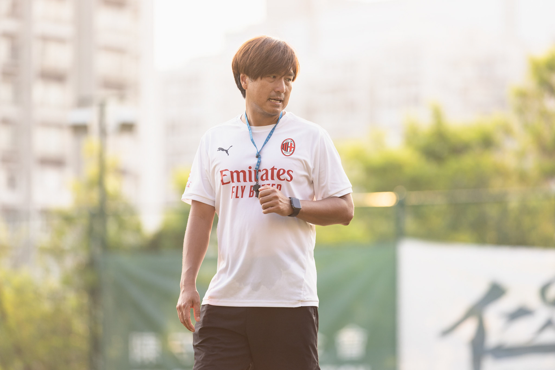 HONG KONG, China - JULY  25:  during AC Milan Kai Tak Soccer Activation at Kai Tak Mall 1 Rooftop on July 25, 2025 in Hong Kong, China, (Photo by Jack Ng/Pixel Images)
