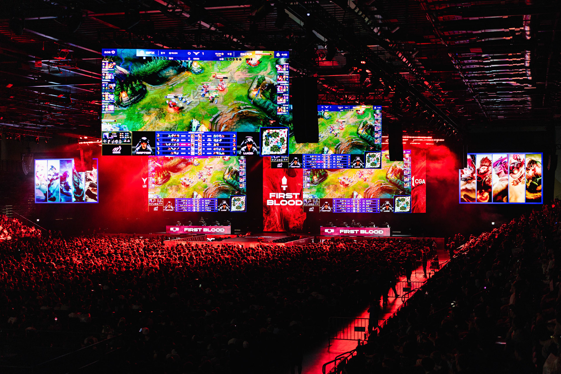 HONG KONG, China - FEBRUARY 28: A general view of the stadium during the game 2 of 2026 LCK Cup Finals BFX against DK in Hong Kong at Kai Tak Arena on February 28, 2026 in Hong Kong, China, (Photo by Jack Ng/Alamy Live News)