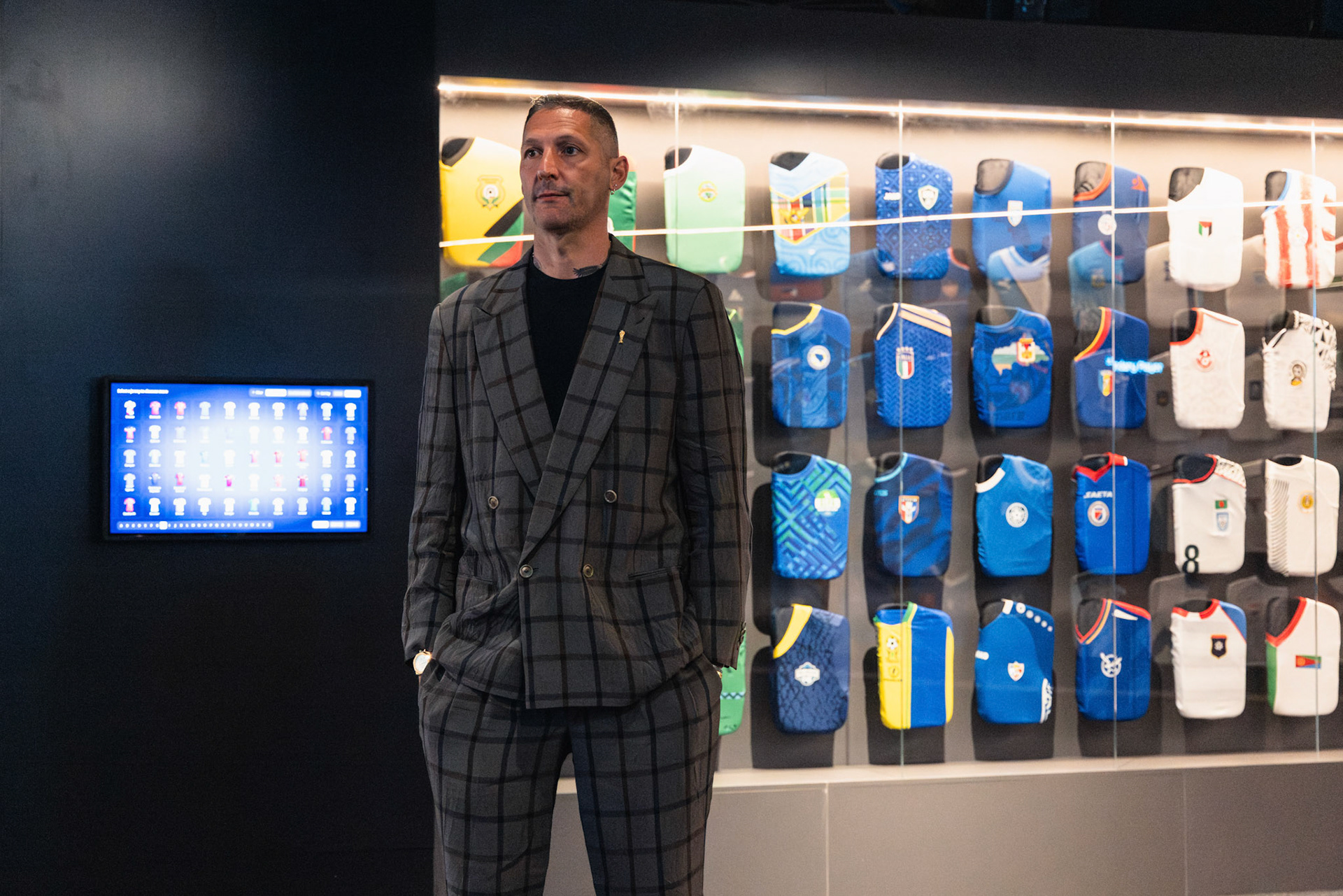 HONG KONG, China - MAY 28: 2006 FIFA World Cup winner Marco Materazzi joins the Grand Opening of FIFA Museum in Hong Kong at FIFA Museum Hong Kong, Causeway Bay on May 28, 2026 in Hong Kong, China, (Photo by Jack Ng/Alamy Live News)
