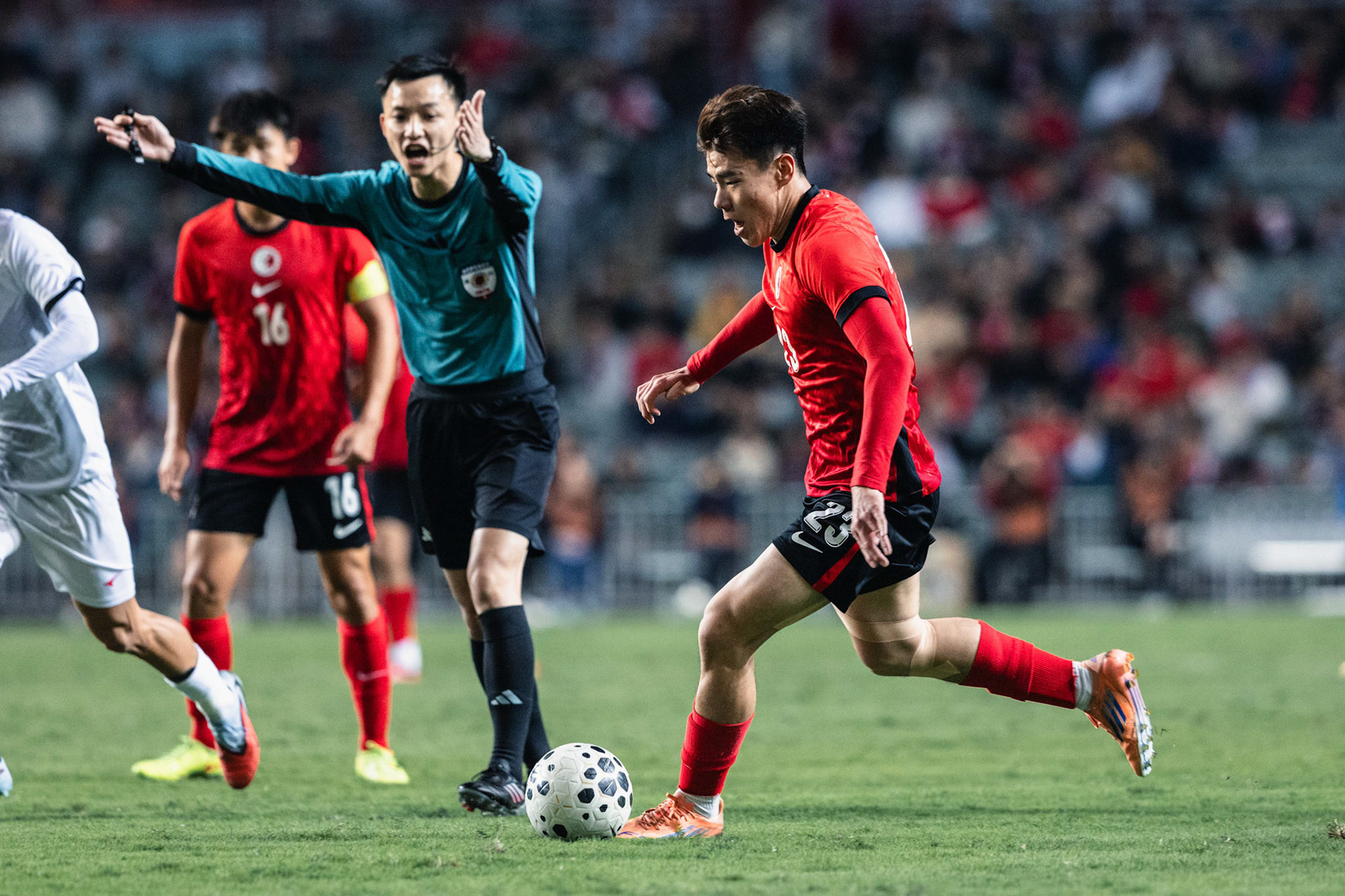 HONG KONG, China - DECEMBER 28: during 44th Guangdong - Hong Kong Cup, match between Hong Kong and Guangdong at Hong Kong Stadium on December 28, 2025 in Hong Kong, China, (Photo by Jack Ng/Alamy Live News)