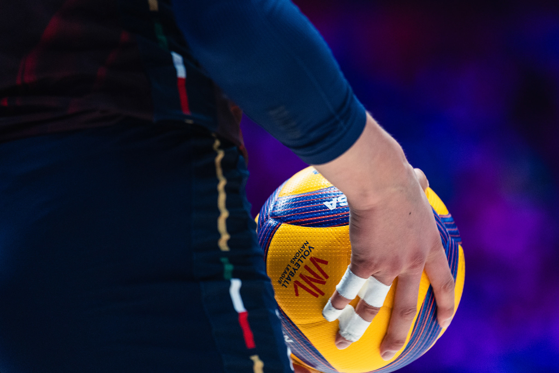 HONG KONG, China - JULY  08: Close up of the match ball during Volleyball Nations League Hong Kong 2026 at Kai Tak Arena on July 8, 2026 in Hong Kong, China, (Photo by Jack Ng/Alamy Live News)