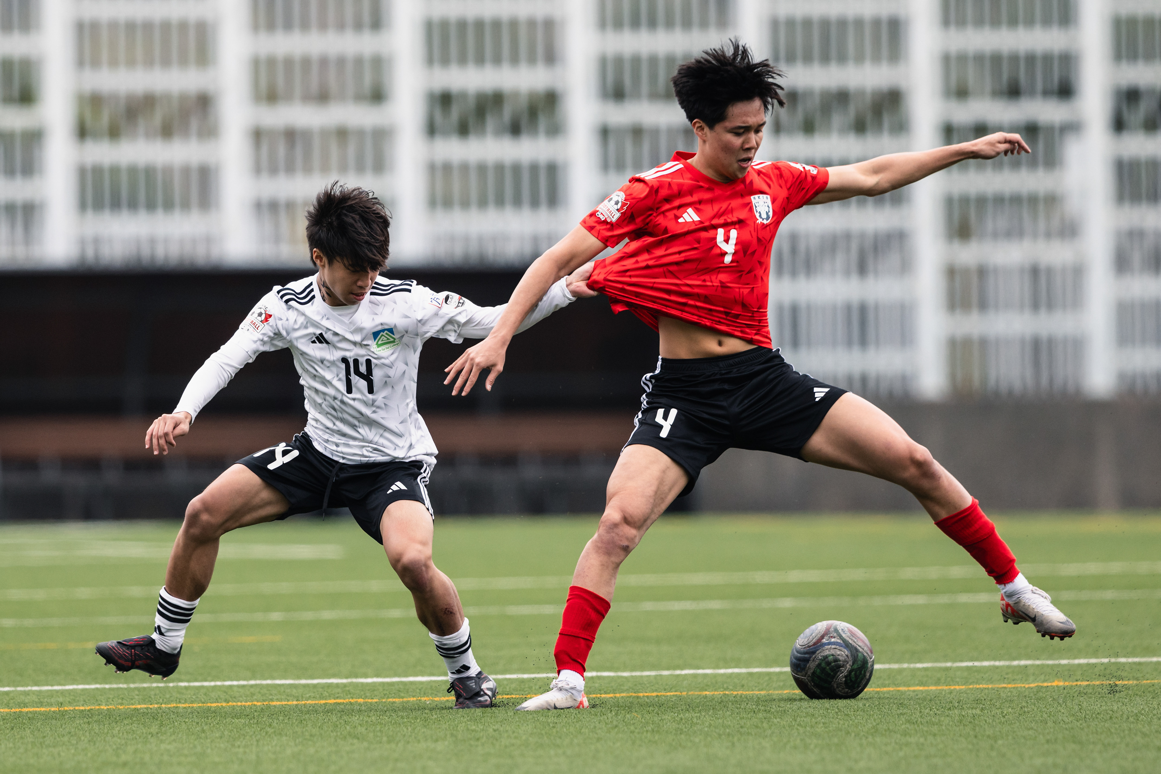 HONG KONG, China - FEBRUARY 09: during SamGor All Hong Kong Schools Jing Ying Football Tournament 2025-26 - Lam Tai Fai College vs Hong Kong International School at Po Kong Village Road Park Artificial Turf Soccer Pitch on February 9, 2026 in Hong Kong, China, (Photo by Jack Ng/)