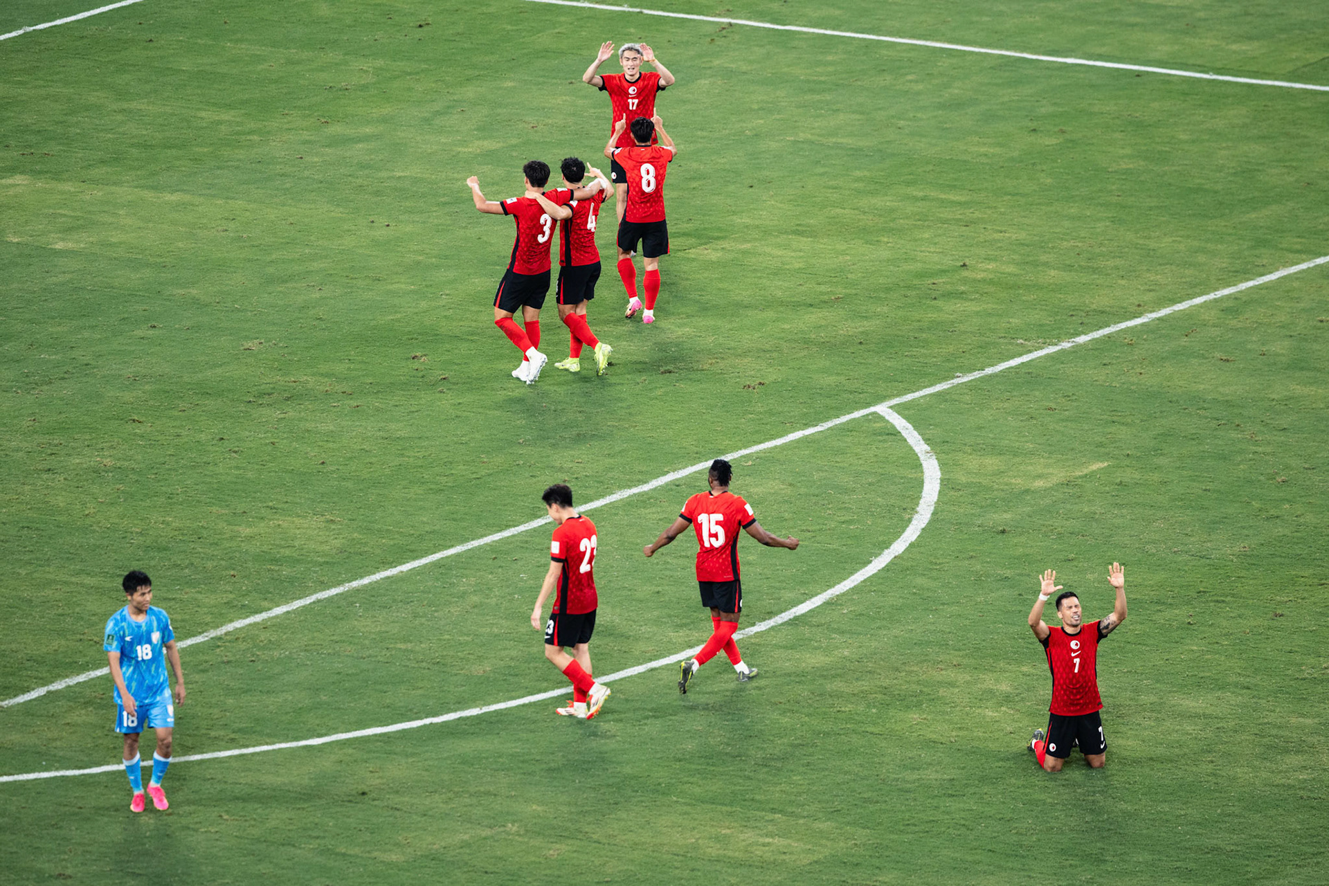 HONG KONG, China - JUNE  10:  during 2027 Asian Cup Qualifers - Hong Kong, China vs India at Kai Tak Stadium on June 10, 2025 in Hong Kong, China, (Photo by Jack Ng/Pixel Images)