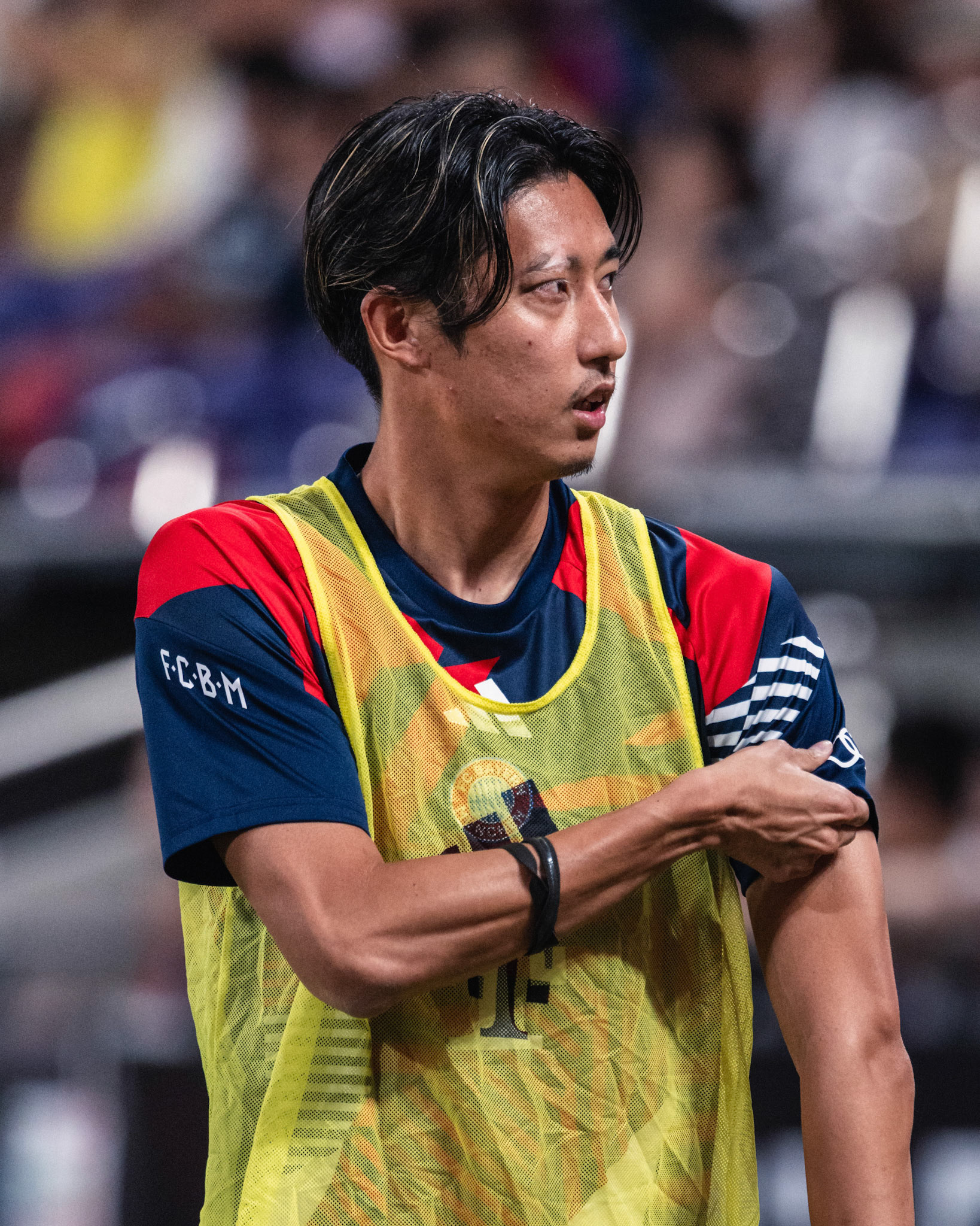 HONG KONG, China - AUGUST 07: Hiroki Ito (No. 21) of Bayern Munich in action during 2026 Audi Football Summit - Bayern Munich vs Aston Villa at Kai Tak Stadium on August 7, 2026 in Hong Kong, China, (Photo by Jack Ng/Alamy Live News)