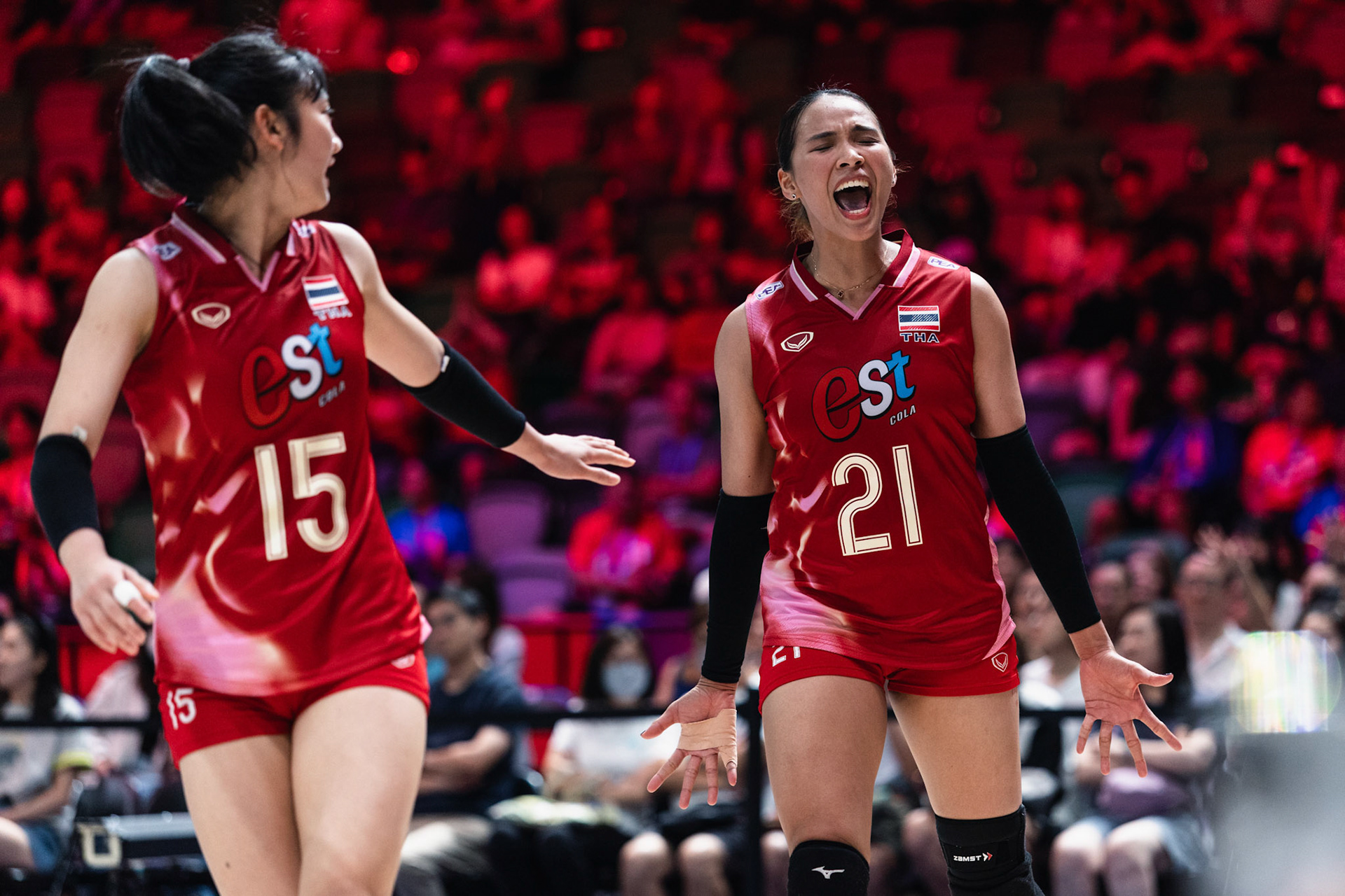 HONG KONG, China - JUNE  22:  during Volleyball Nations League Hong Kong 2025 at Kai Tak Arena on June 22, 2025 in Hong Kong, China, (Photo by Jack Ng/Pixel Images)