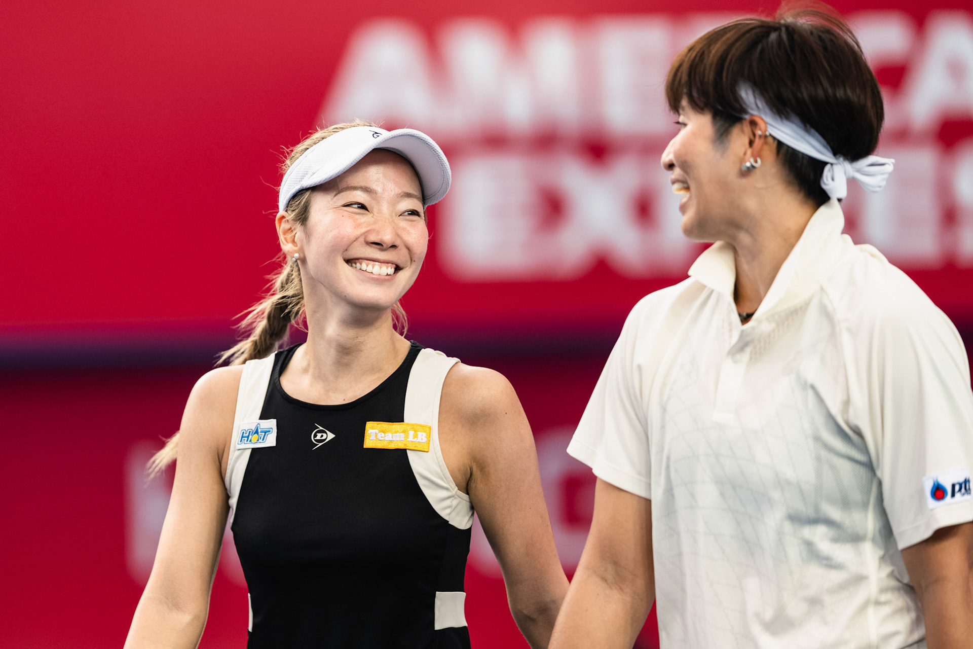 HONG KONG, China - Kamilla RAKHIMOVA and Aliaksandra SASNOVICH of Russia play against Momoko KOBORI of Japan and Peangtarn PLIPUECH of Thailand during WTA 250 - Prudential Hong Kong Tennis Open at Victoria Park Tennis Court on October 31, 2025 in Hong Kong, China, (Photo by Jack Ng/Alamy Live News)