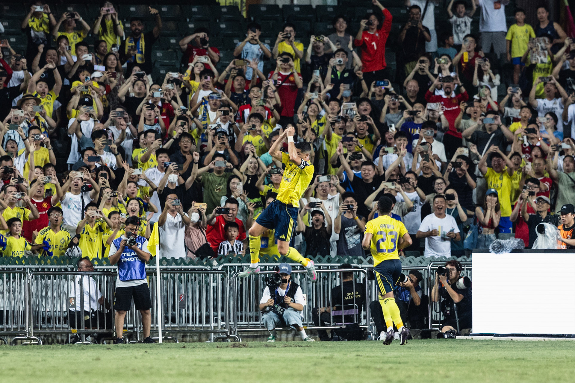 HONG KONG, China - AUGUST  23:  during Saudi Super Cup Final - Al-Nassr vs Al-Ahli at Hong Kong Stadium on August 23, 2025 in Hong Kong, China, (Photo by Jack Ng/Jack8th.com)
