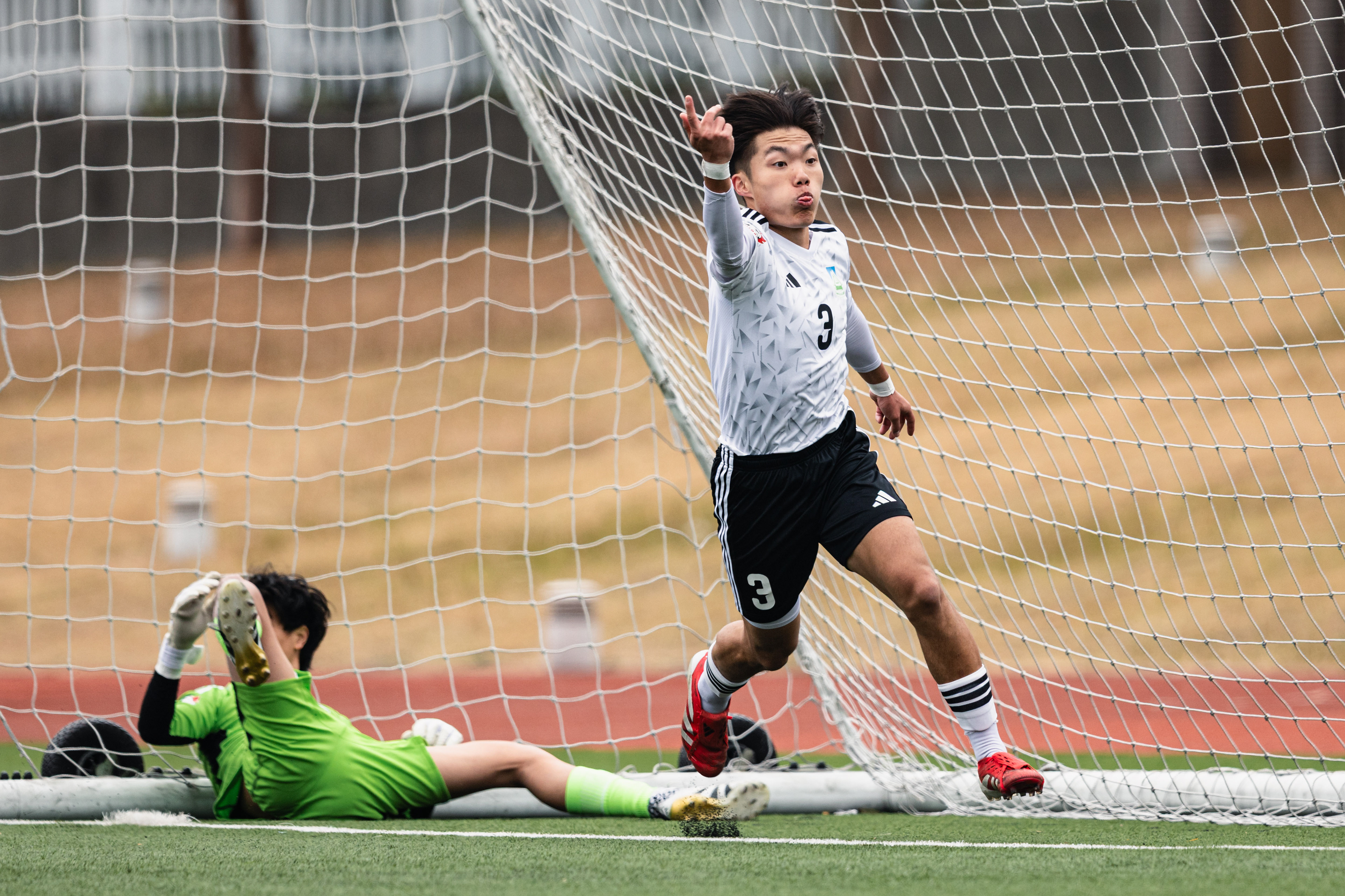HONG KONG, China - FEBRUARY 09: during SamGor All Hong Kong Schools Jing Ying Football Tournament 2025-26 - Lam Tai Fai College vs Hong Kong International School at Po Kong Village Road Park Artificial Turf Soccer Pitch on February 9, 2026 in Hong Kong, China, (Photo by Jack Ng/)