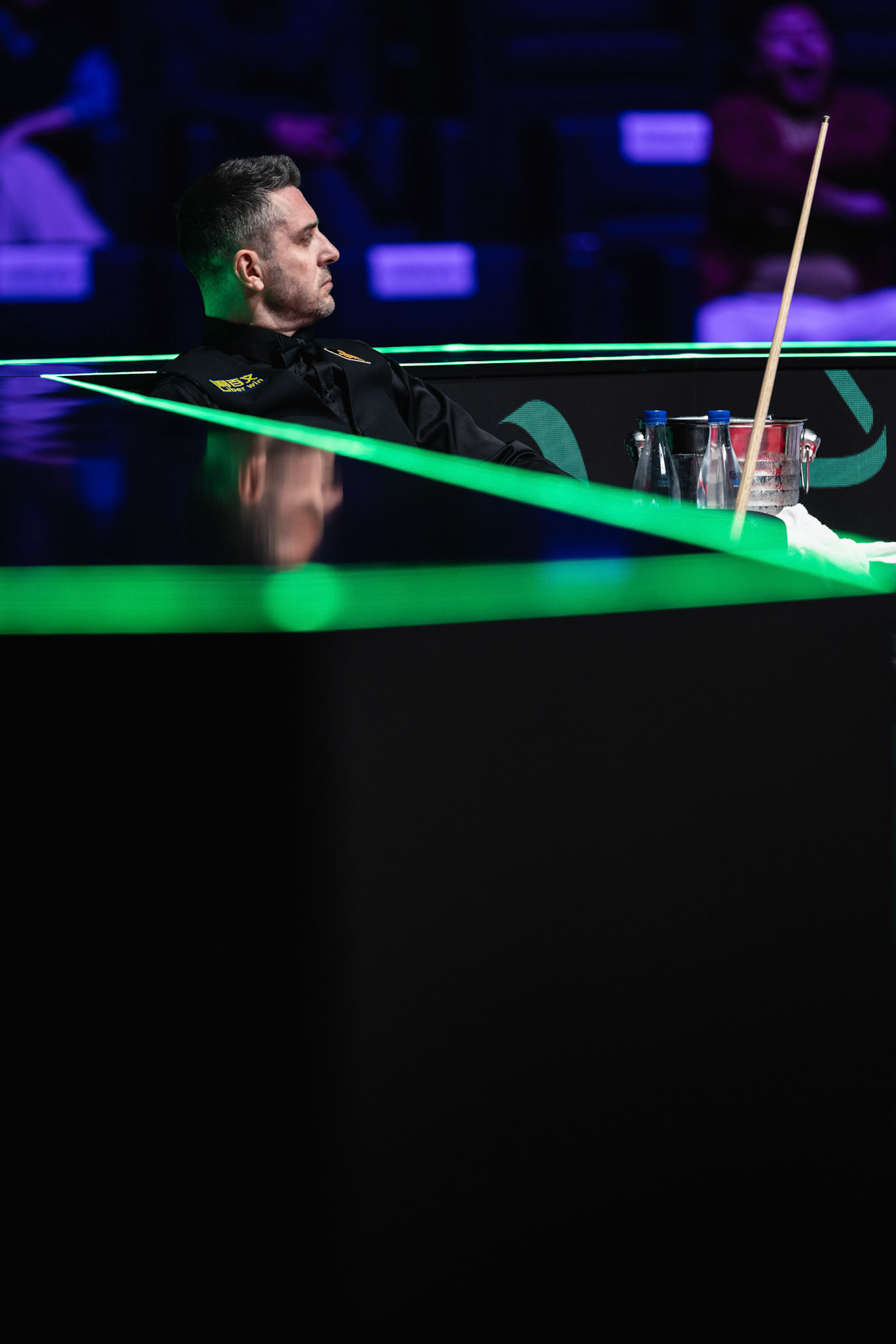 HONG KONG, China - FEBRUARY 05: Mark Selby of England reacts during WST World Grand Prix 2026 against Zhao Xintong of China at Kai Tak Arena on February 5, 2026 in Hong Kong, China, (Photo by Jack Ng/Alamy Live News)