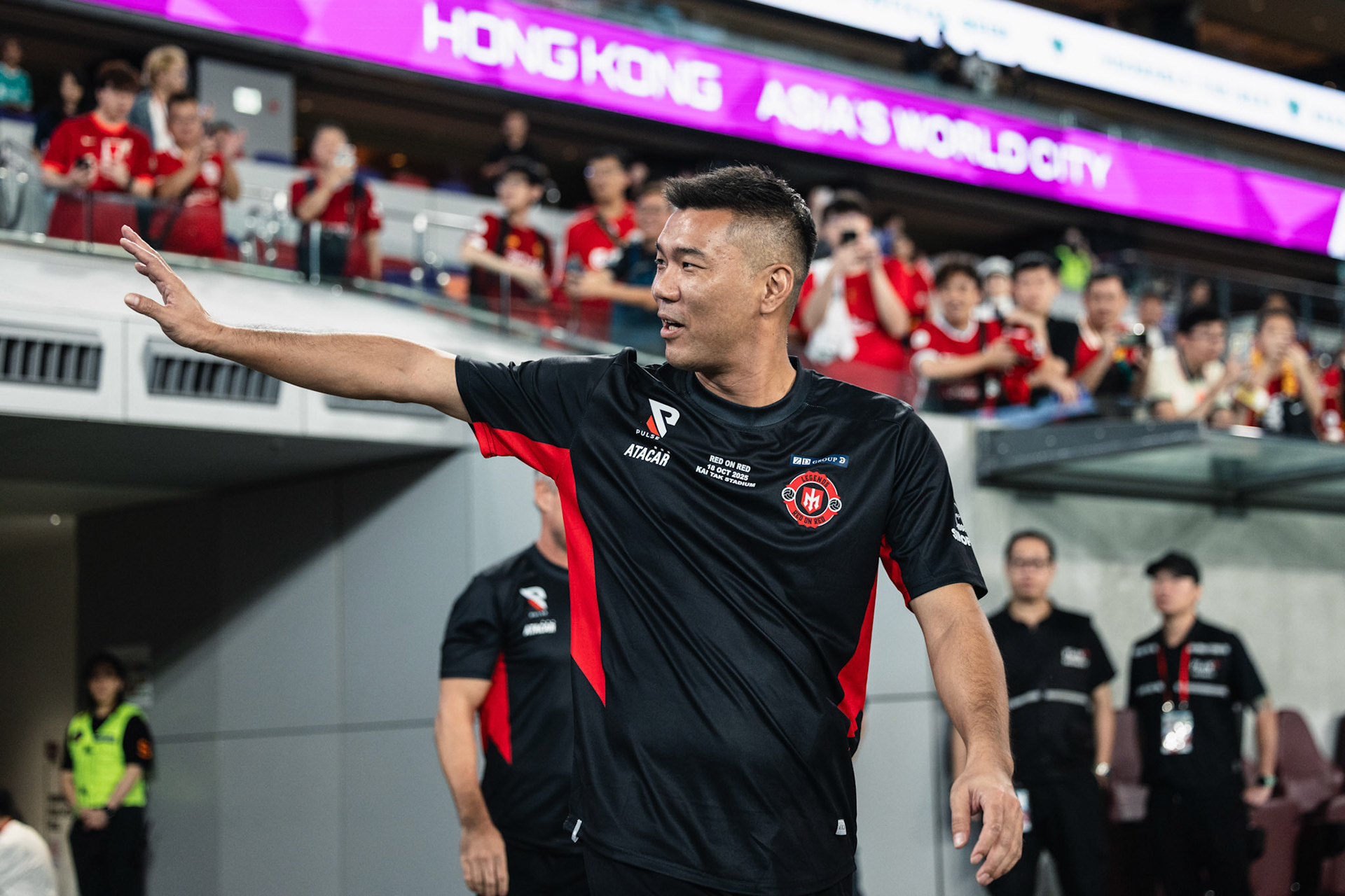 Kai Tak Stadium, HONG KONG, China - OCTOBER 18:  during Red on Red 2025 at Kai Tak Stadium on October 18, 2025 in Hong Kong, China, (Photo by Jack Ng/Jack Ng/Alamy Live News)