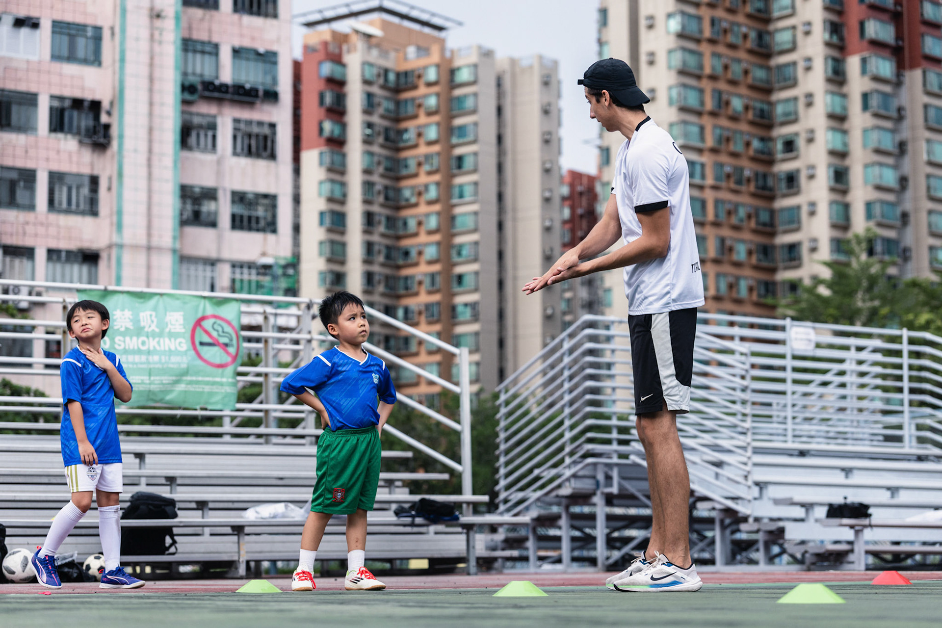 HONG KONG, China - AUGUST  18:  during Total Sports Academy Football Training at Yuen Long on August 18, 2025 in Hong Kong, China, (Photo by Jack Ng/Jack8th.com)