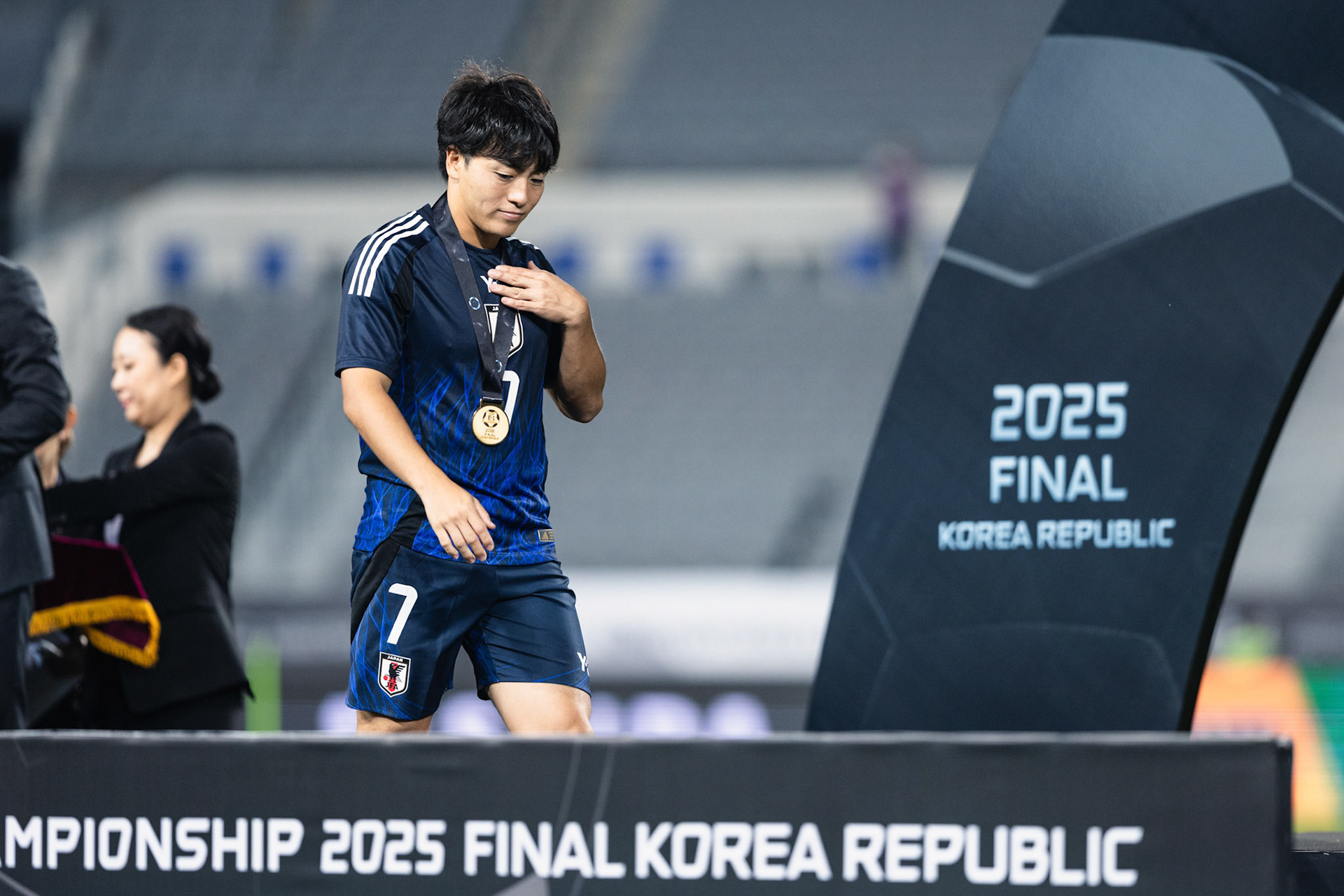 YONGIN, South Korea - JULY  15:  during EAFF E-1 Football Championship - South Korea vs Japan at Yongin Mireu Stadium on July 15, 2025 in Yongin, South Korea, (Photo by Jack Ng/Pixel Images)