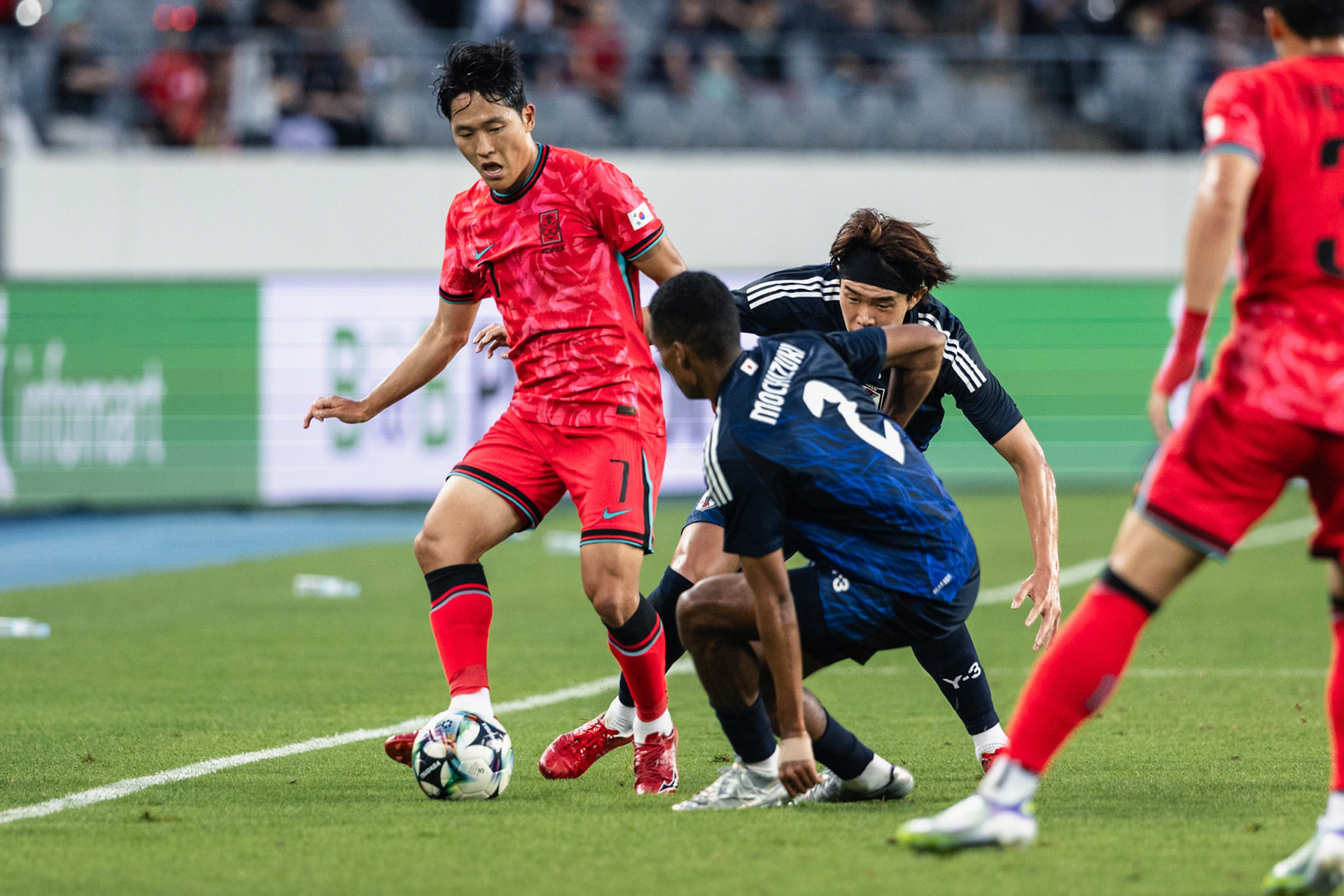 YONGIN, South Korea - JULY  15:  during EAFF E-1 Football Championship - South Korea vs Japan at Yongin Mireu Stadium on July 15, 2025 in Yongin, South Korea, (Photo by Jack Ng/Pixel Images)