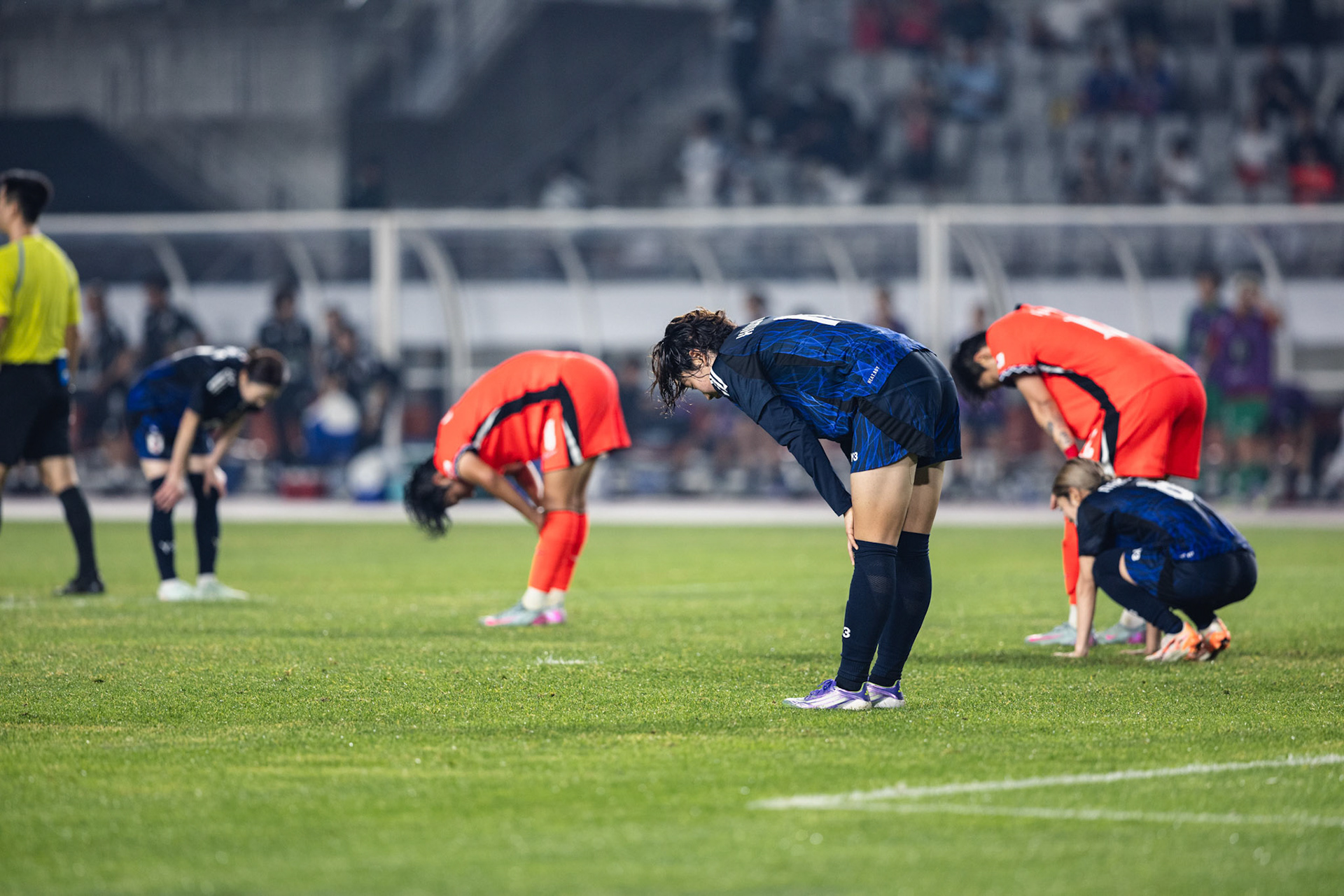 HWASEONG, South Korea - JULY  13:  during EAFF E-1 Football Championship - South Korea vs Japan at Hwaseong Sports Complex on July 13, 2025 in Hwaseong, South Korea, (Photo by Jack Ng/Pixel Images)