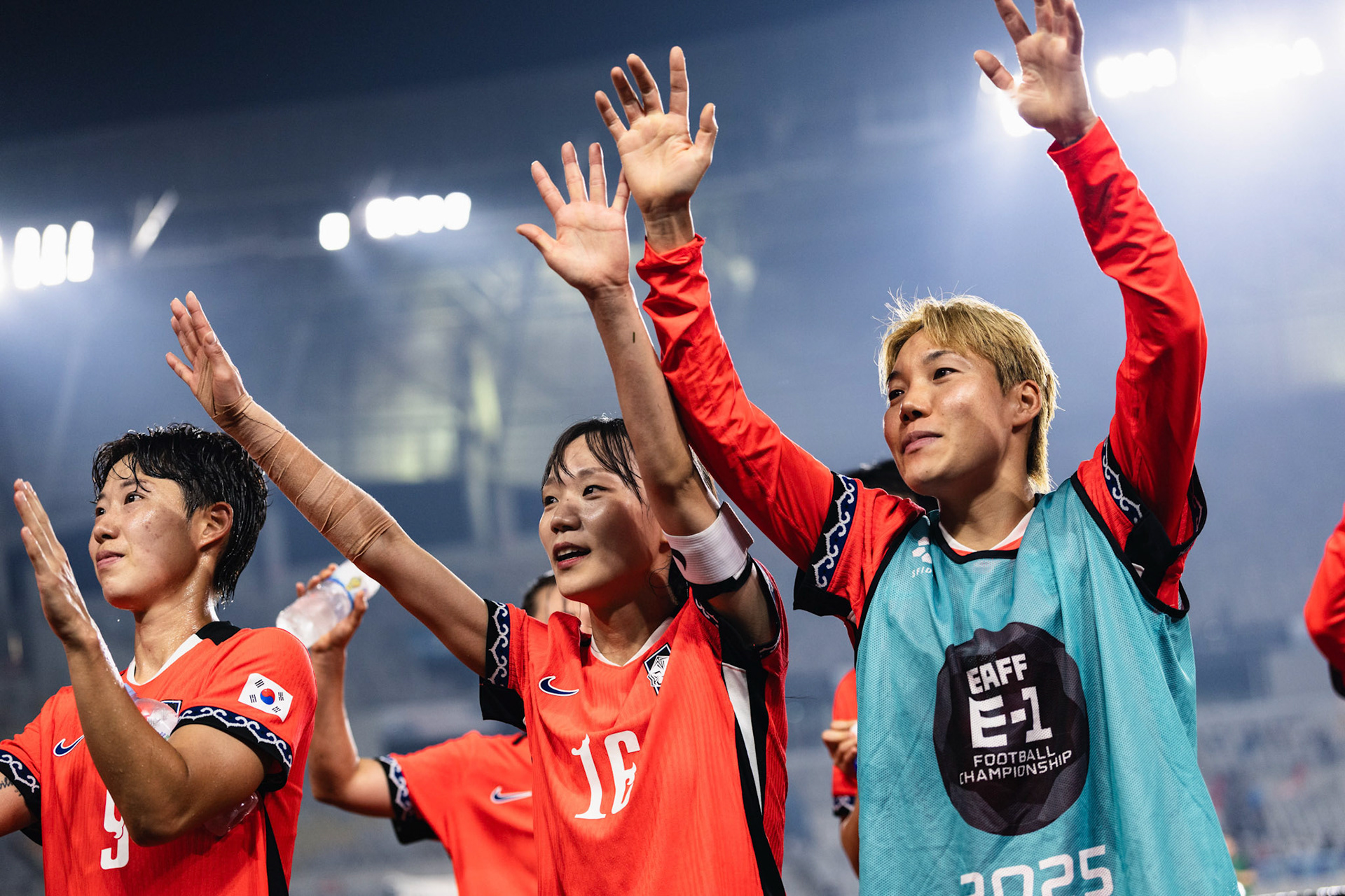 HWASEONG, South Korea - JULY  13:  during EAFF E-1 Football Championship - South Korea vs Japan at Hwaseong Sports Complex on July 13, 2025 in Hwaseong, South Korea, (Photo by Jack Ng/Pixel Images)