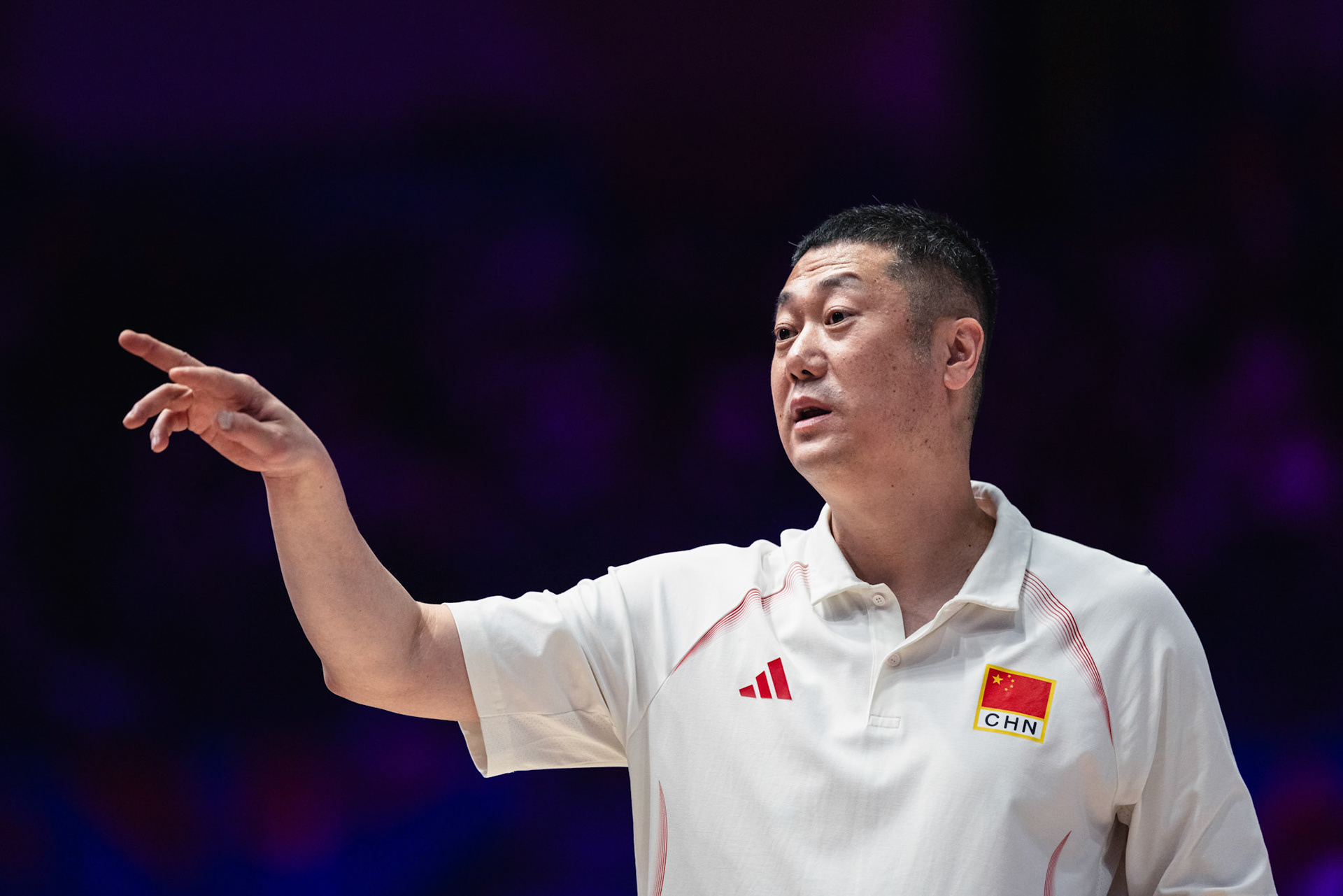 HONG KONG, China - JULY  08: Yong Zhao, head coach of China PR in action during Volleyball Nations League Hong Kong 2026 at Kai Tak Arena on July 8, 2026 in Hong Kong, China, (Photo by Jack Ng/Alamy Live News)