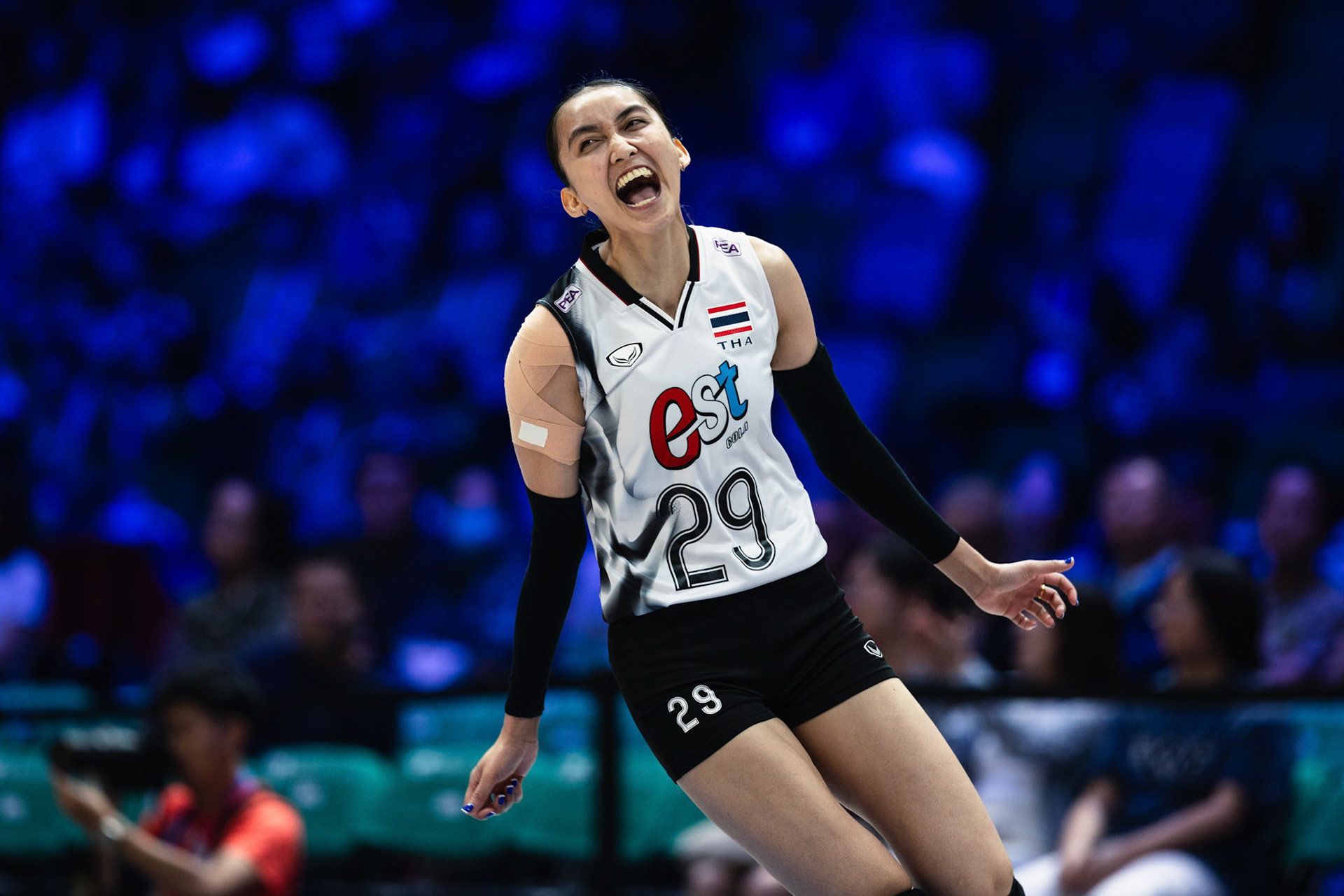 HONG KONG, China - JUNE  21:  during Volleyball Nations League Hong Kong 2025 at Kai Tak Arena on June 21, 2025 in Hong Kong, China, (Photo by Jack Ng/Pixel Images)