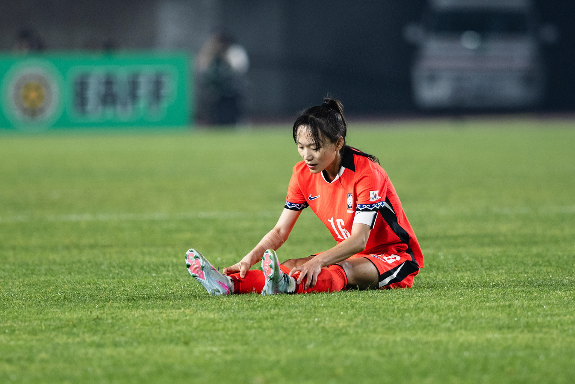 HWASEONG, South Korea - JULY  13:  during EAFF E-1 Football Championship - South Korea vs Japan at Hwaseong Sports Complex on July 13, 2025 in Hwaseong, South Korea, (Photo by Jack Ng/Pixel Images)