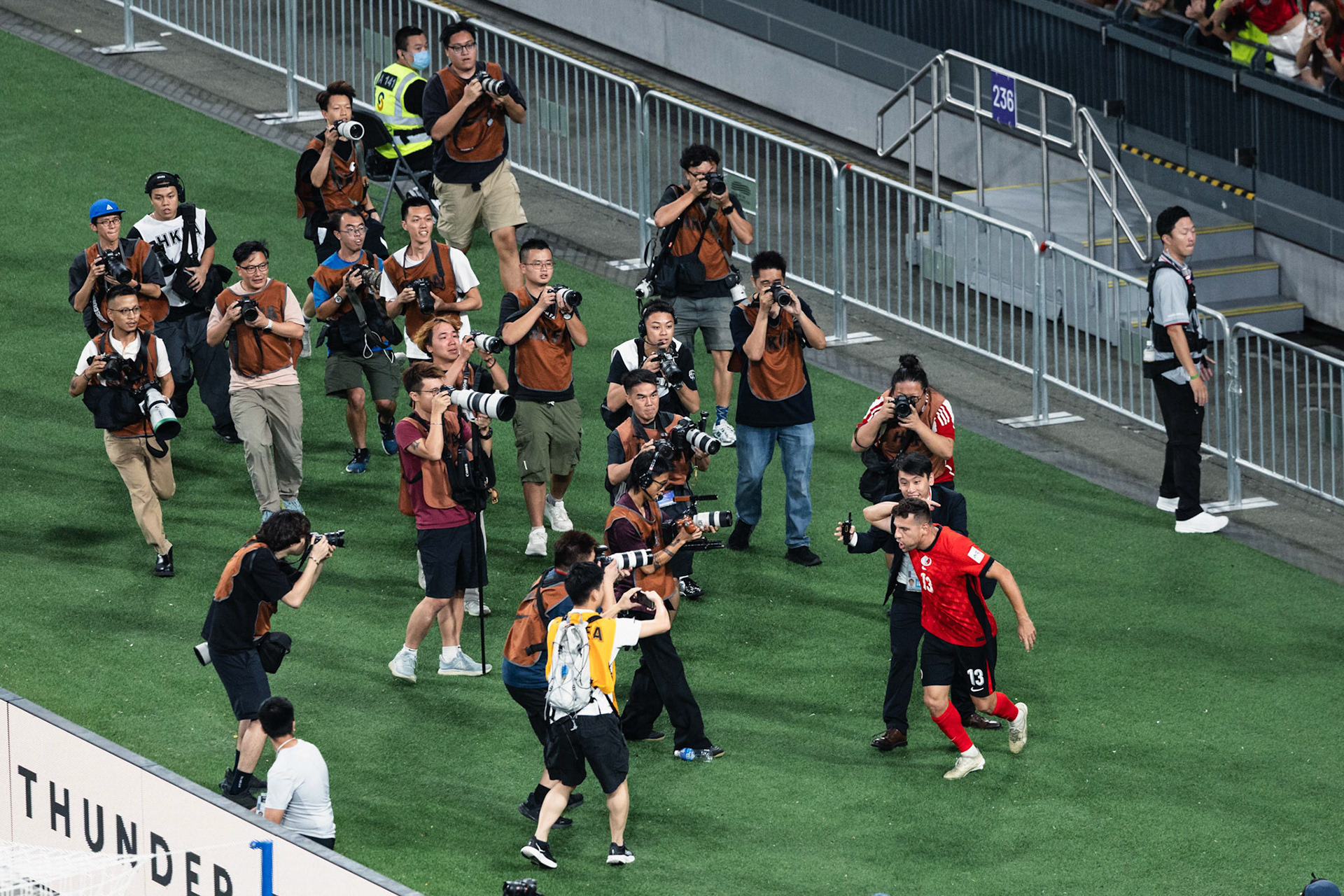 HONG KONG, China - JUNE  10:  during 2027 Asian Cup Qualifers - Hong Kong, China vs India at Kai Tak Stadium on June 10, 2025 in Hong Kong, China, (Photo by Jack Ng/Pixel Images)