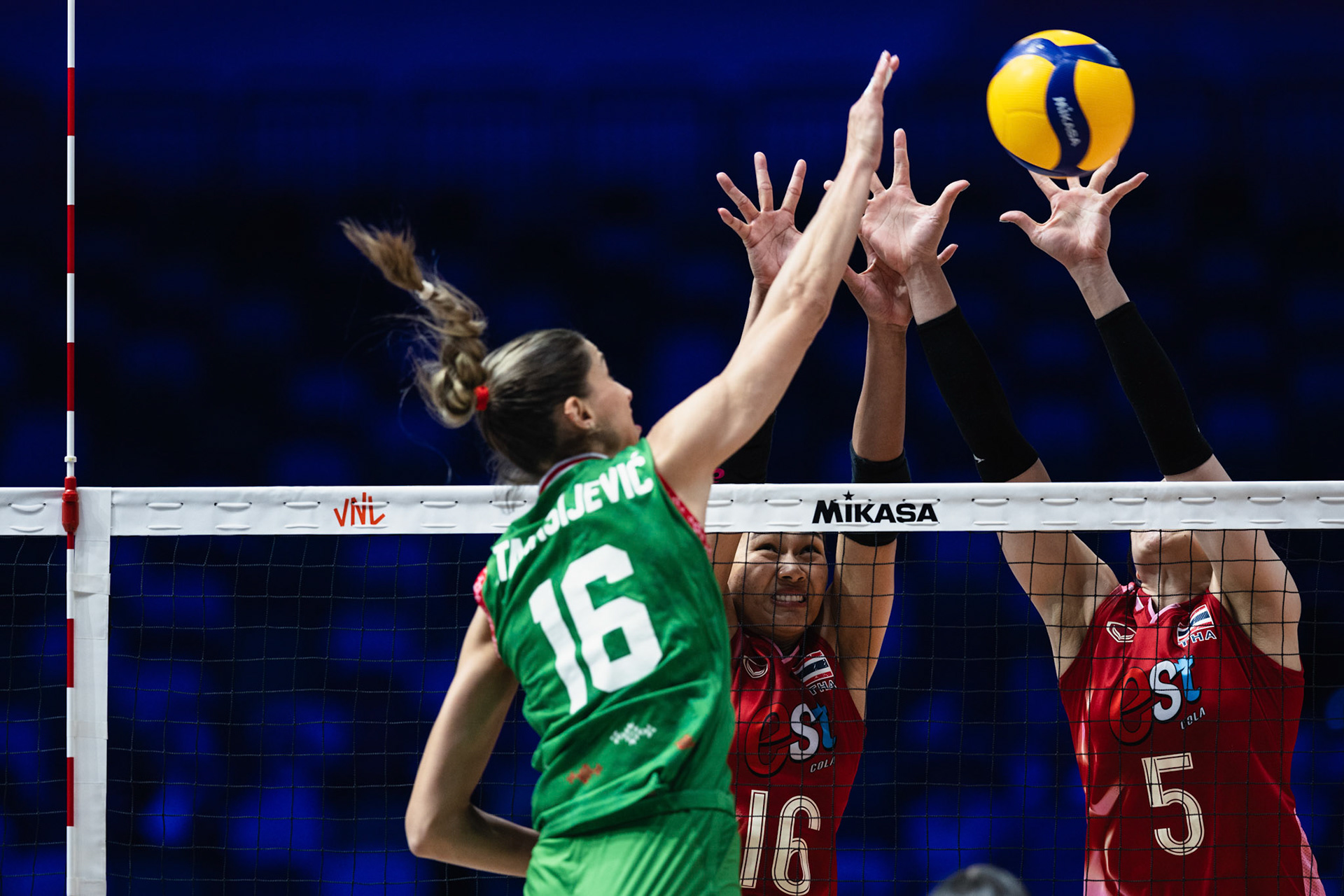 HONG KONG, China - JUNE  22:  during Volleyball Nations League Hong Kong 2025 at Kai Tak Arena on June 22, 2025 in Hong Kong, China, (Photo by Jack Ng/Pixel Images)