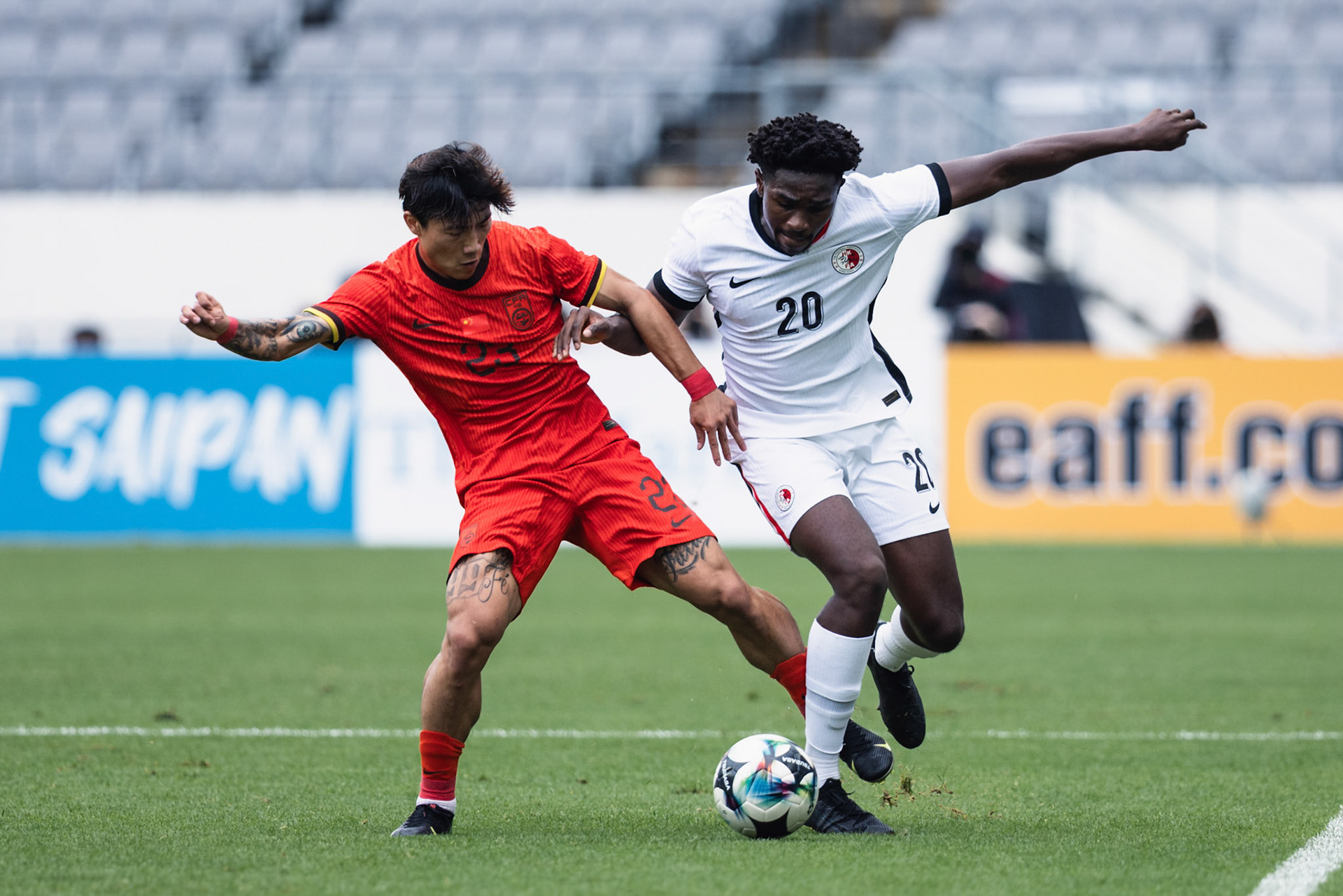 YONGIN, South Korea - JULY  15:  during EAFF E-1 Football Championship - China PR vs Hong Kong, China at Yongin Mireu Stadium on July 15, 2025 in Yongin, South Korea, (Photo by Jack Ng/Pixel Images)