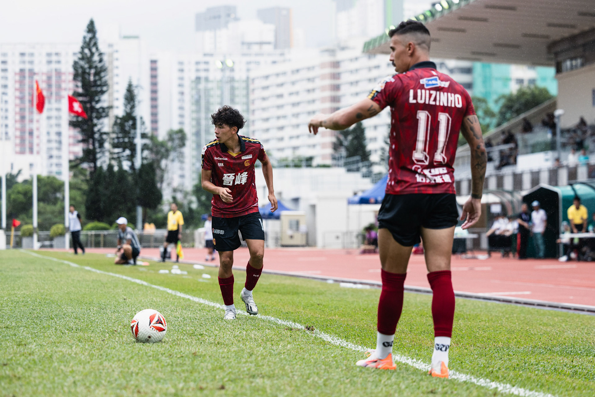 HONG KONG, China - OCTOBER  12:  during League Cup - Kowloon City vs Eastern District at Hammer Hill Road Sports Ground on October 12, 2025 in Hong Kong, China, (Photo by Jack Ng/Jack.8th)