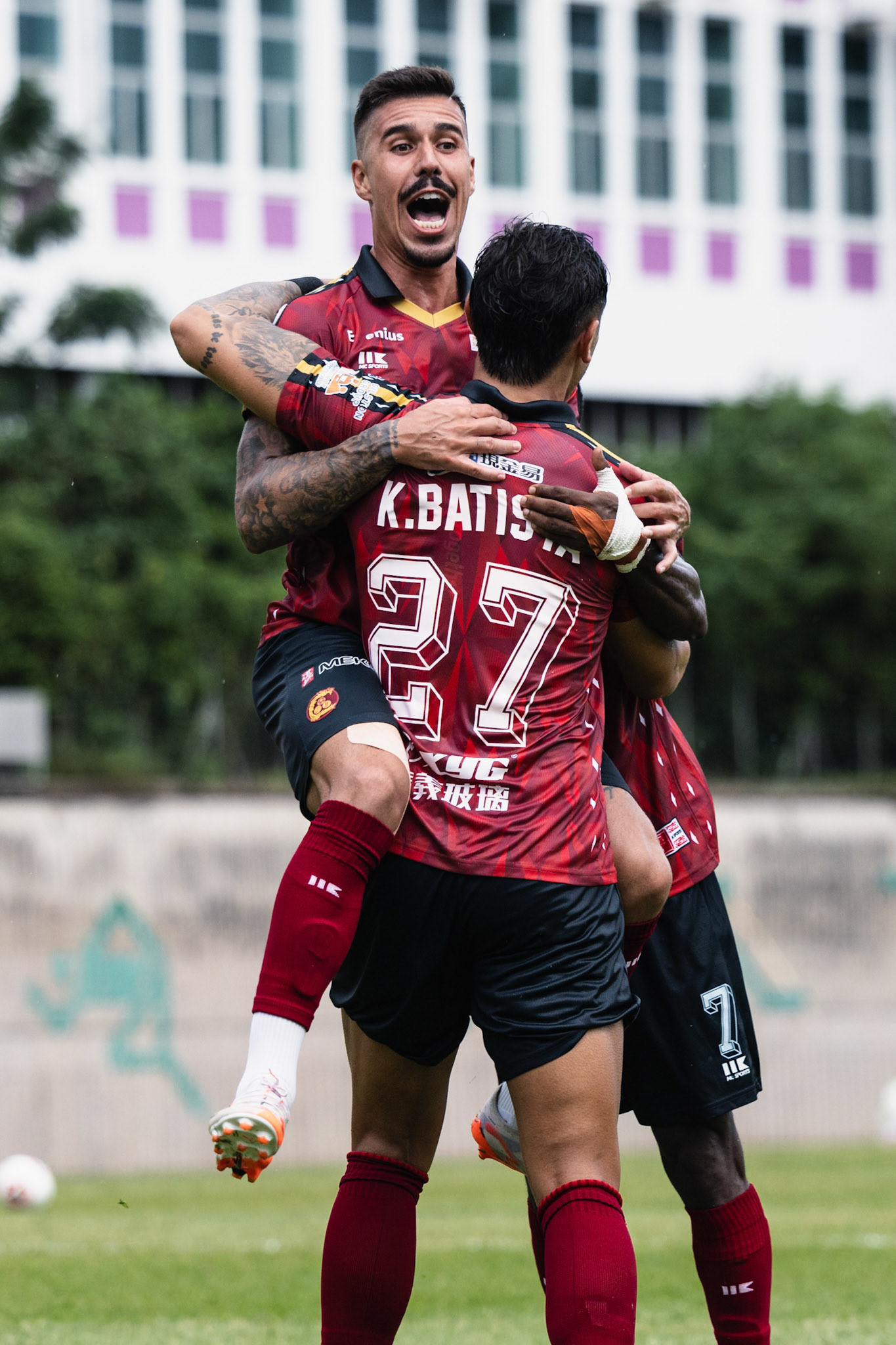 HONG KONG, China - OCTOBER  12:  during League Cup - Kowloon City vs Eastern District at Hammer Hill Road Sports Ground on October 12, 2025 in Hong Kong, China, (Photo by Jack Ng/Jack.8th)