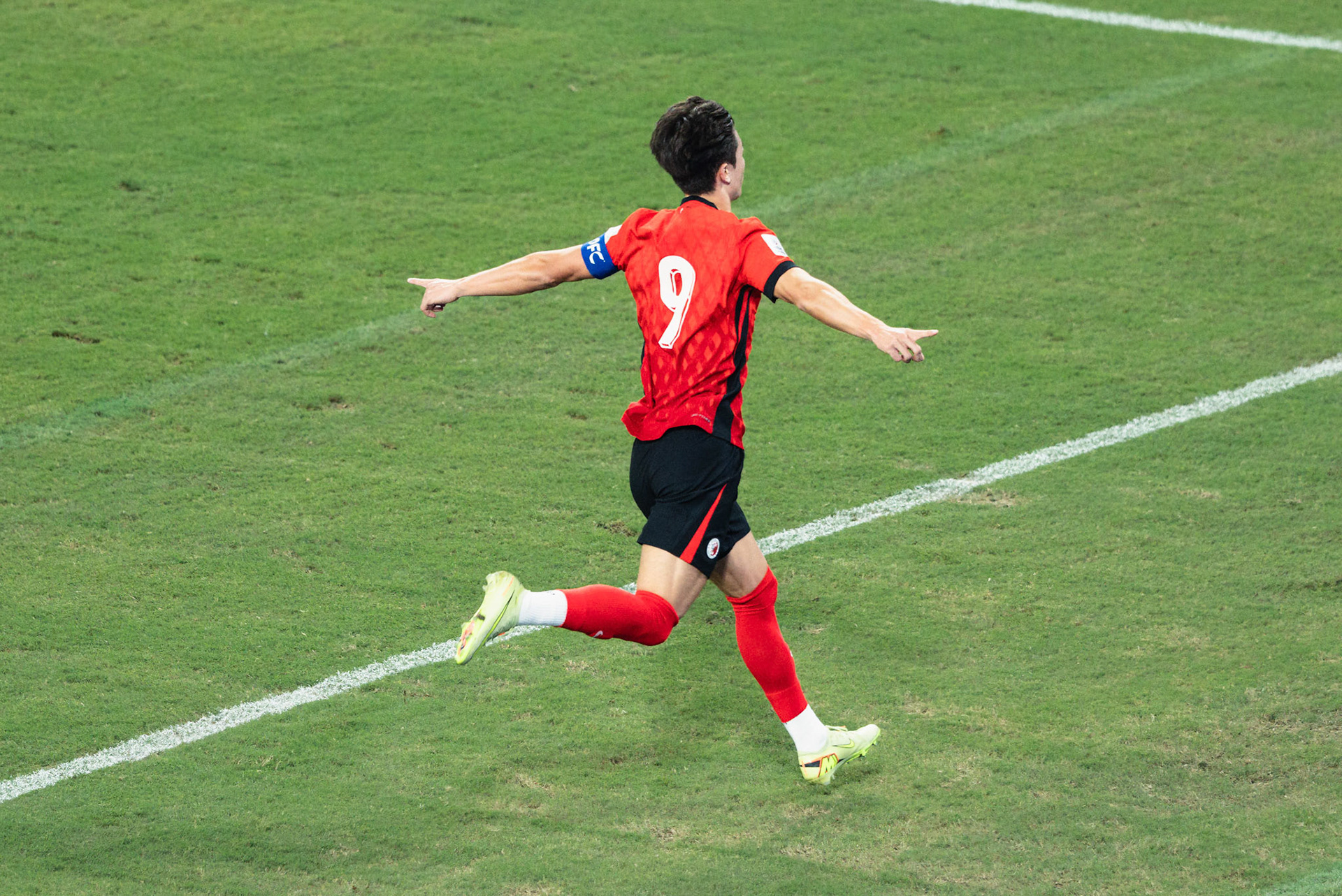HONG KONG, China - NOVEMBER  18:  during 2027 Asian Cup Qualifers - Hong Kong, China vs Singapore at Kai Tak Stadium on November 18, 2025 in Hong Kong, China, (Photo by Jack Ng/Pixel Images)