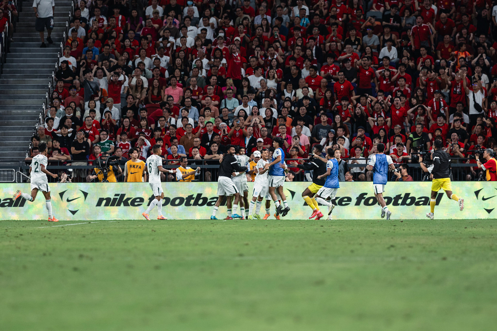 HONG KONG, China - OCTOBER  14:  during 2027 Asian Cup Qualifers - Hong Kong, China vs Bangladesh at Kai Tak Stadium on October 14, 2025 in Hong Kong, China, (Photo by Jack Ng/Pixel Images)