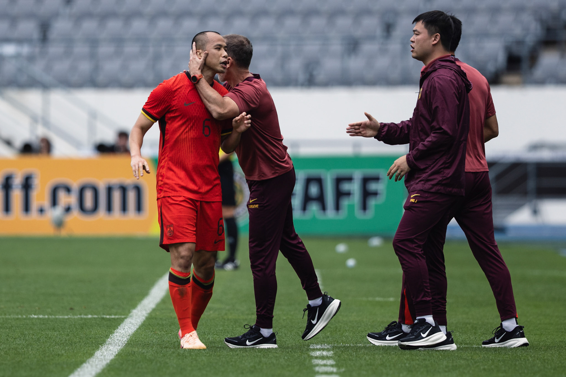 YONGIN, South Korea - JULY  15:  during EAFF E-1 Football Championship - China PR vs Hong Kong, China at Yongin Mireu Stadium on July 15, 2025 in Yongin, South Korea, (Photo by Jack Ng/Pixel Images)