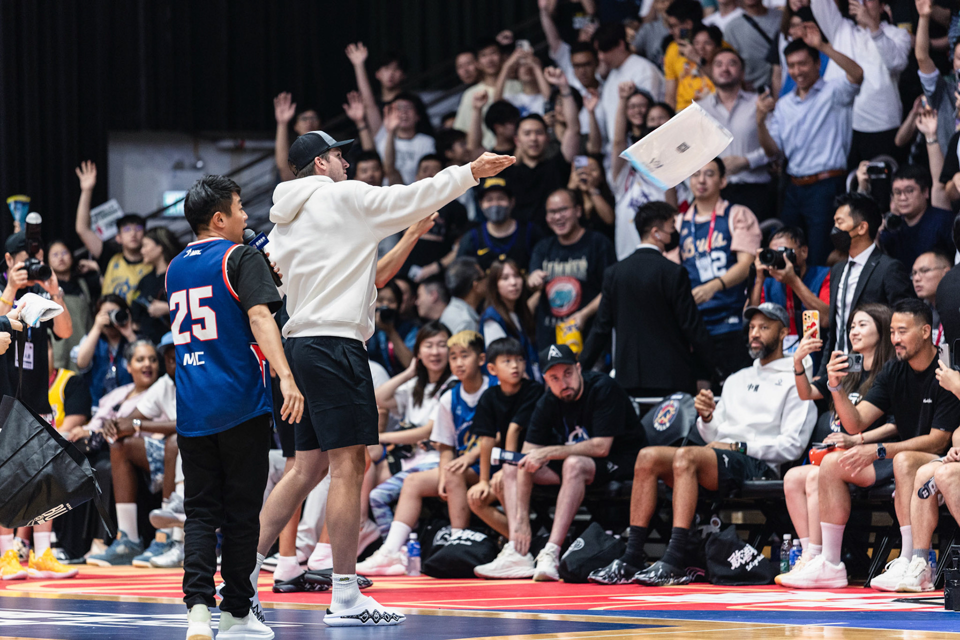 HONG KONG, China - AUGUST  07:  during NBL 2025 Hong Kong Bulls vs Hubei Wenlv at Southorn Stadium on August 7, 2025 in Hong Kong, China, (Photo by Jack Ng/NH_FOTO)