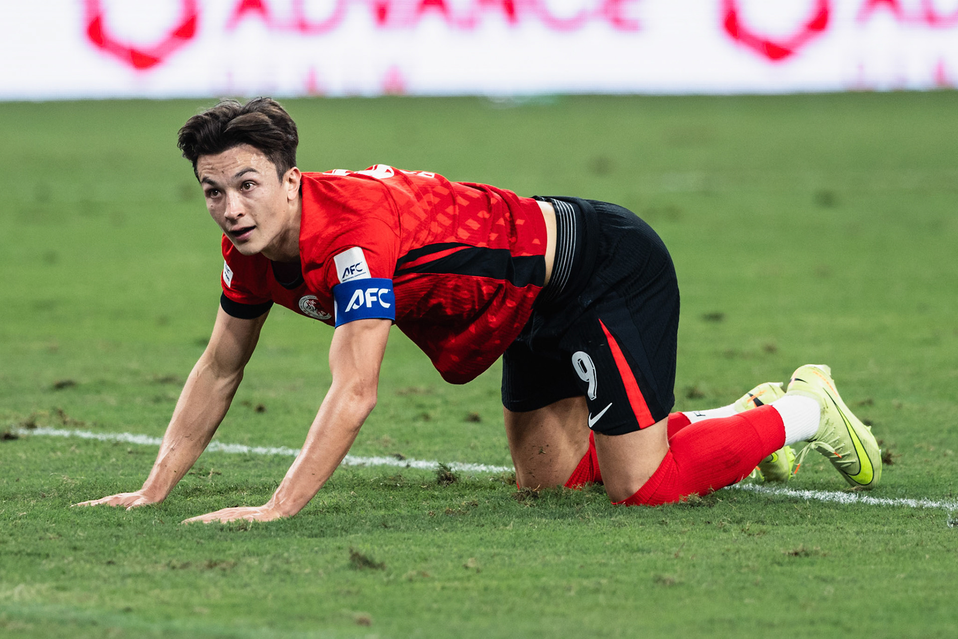 HONG KONG, China - NOVEMBER  18:  during 2027 Asian Cup Qualifers - Hong Kong, China vs Singapore at Kai Tak Stadium on November 18, 2025 in Hong Kong, China, (Photo by Jack Ng/Pixel Images)