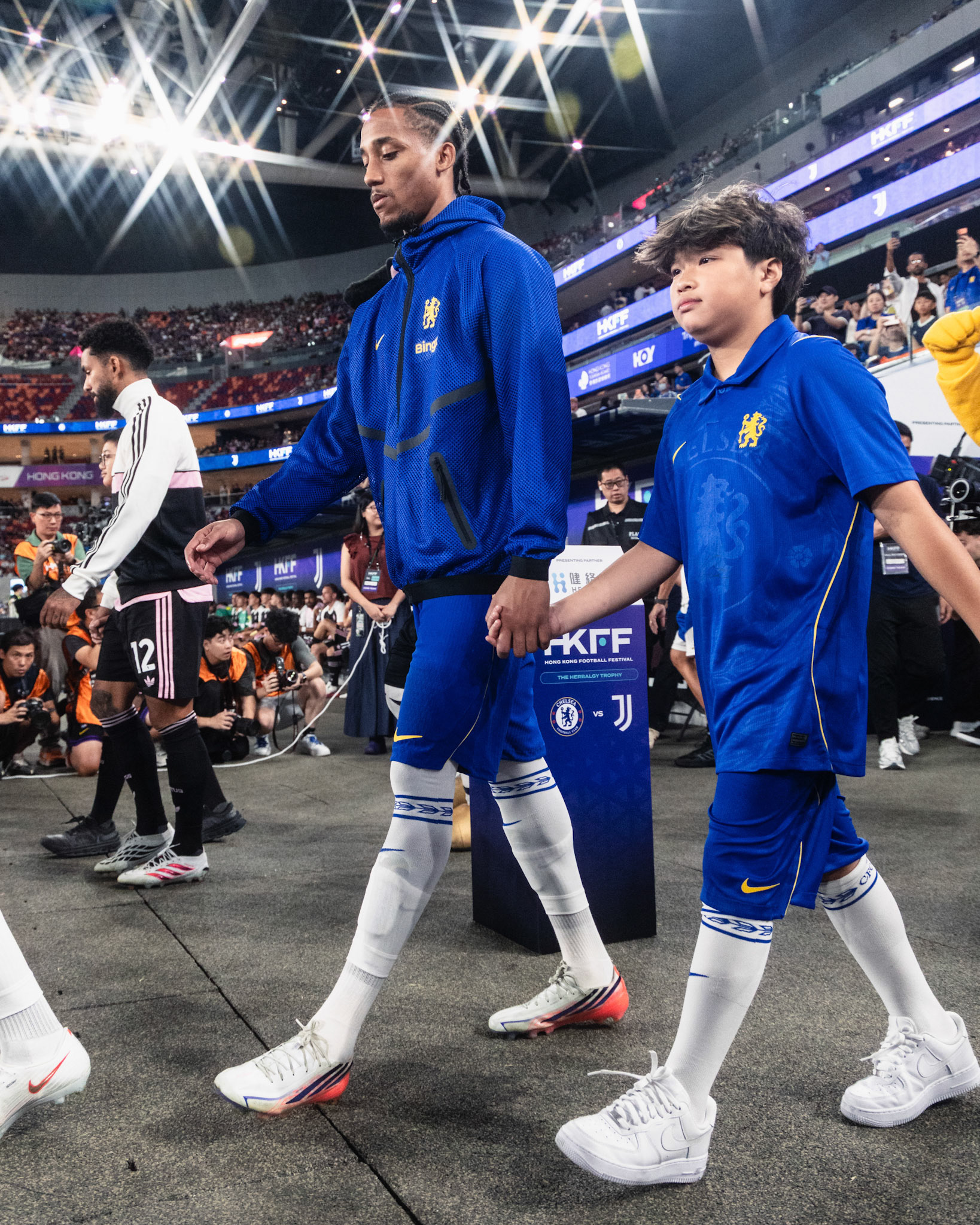 HONG KONG, China - AUGUST 05: Joao Pedro (No. 20) of Chelsea enters the pitch during Hong Kong Football Festival (HKFF) 2026 - Chelsea vs Juventus at Kai Tak Stadium on August 5, 2026 in Hong Kong, China, (Photo by Jack Ng/Alamy Live News)