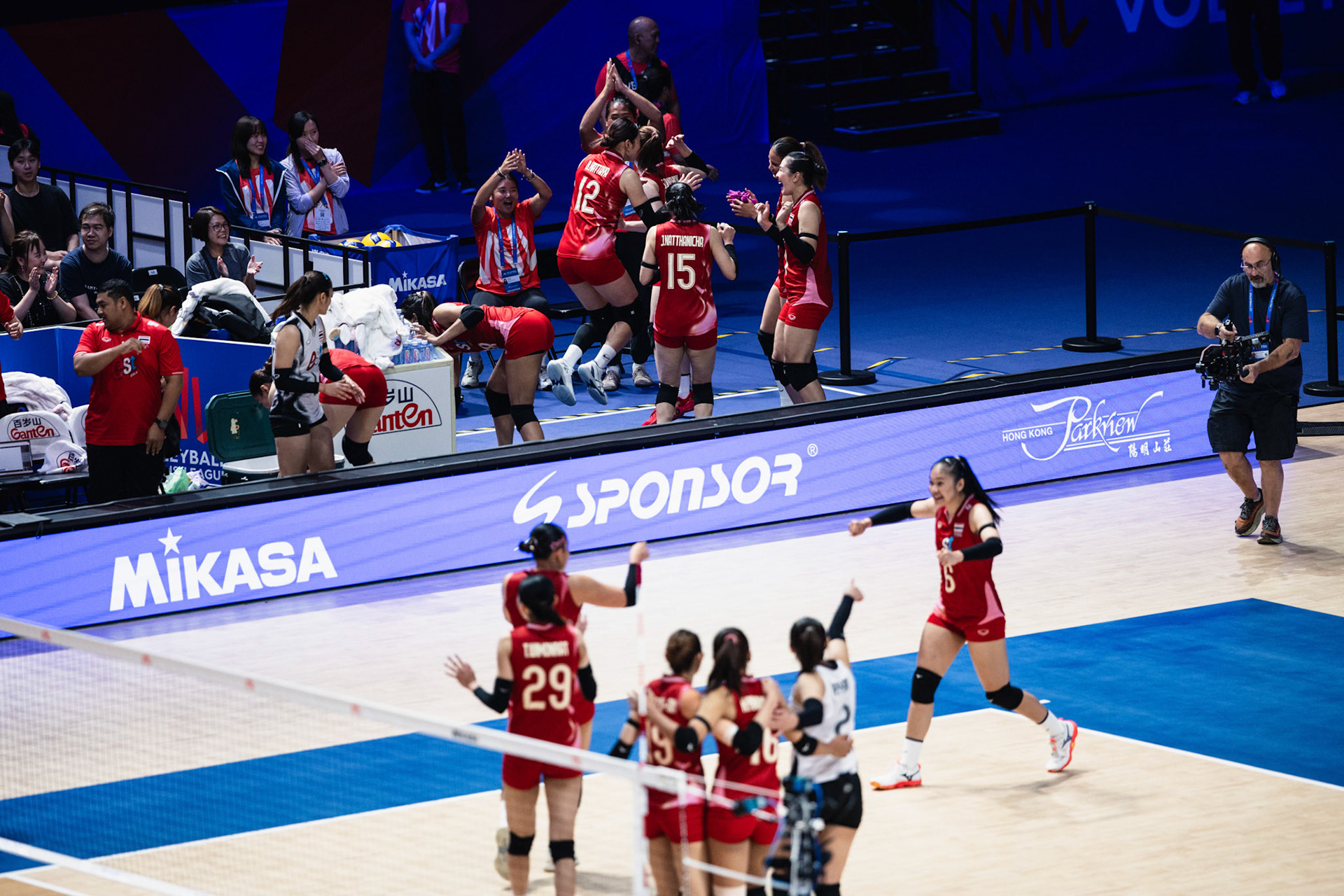 HONG KONG, China - JUNE  18:  during Volleyball Nations League Hong Kong 2025 at Kai Tak Arena on June 18, 2025 in Hong Kong, China, (Photo by Jack Ng/Pixel Images)