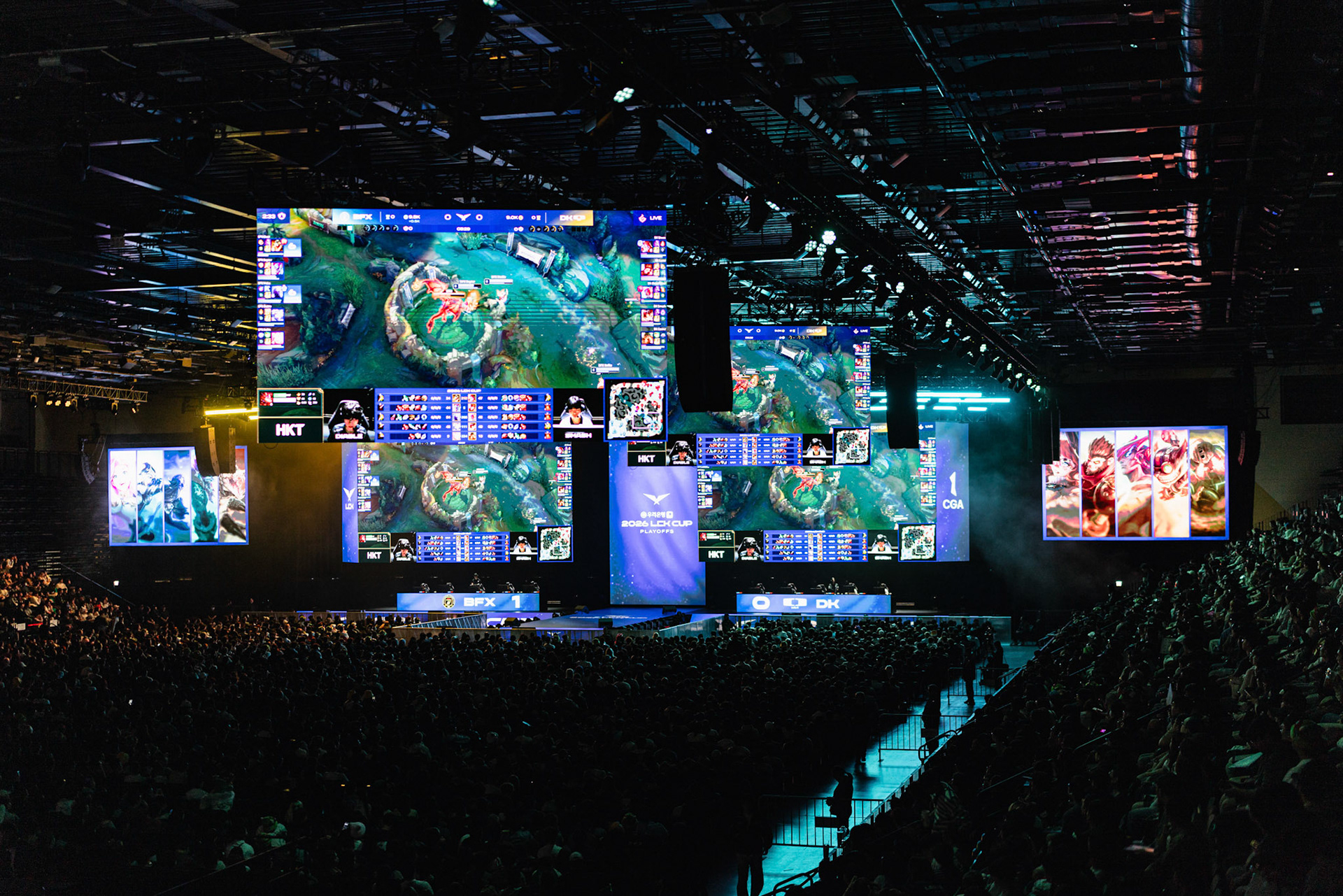 HONG KONG, China - FEBRUARY 28: A general view of the stadium during the game 2 of 2026 LCK Cup Finals BFX against DK in Hong Kong at Kai Tak Arena on February 28, 2026 in Hong Kong, China, (Photo by Jack Ng/Alamy Live News)