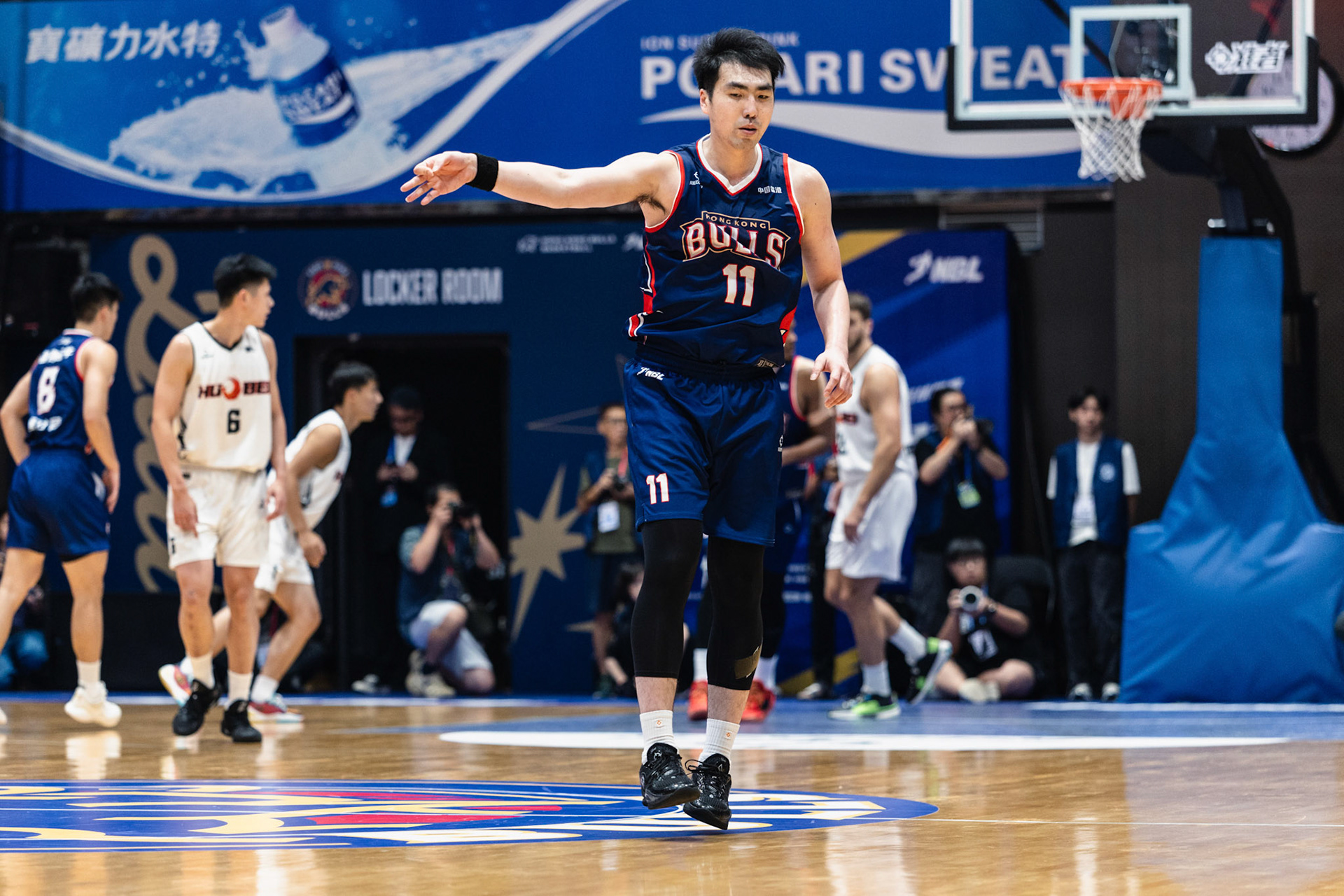 HONG KONG, China - AUGUST  07:  during NBL 2025 Hong Kong Bulls vs Hubei Wenlv at Southorn Stadium on August 7, 2025 in Hong Kong, China, (Photo by Jack Ng/NH_FOTO)