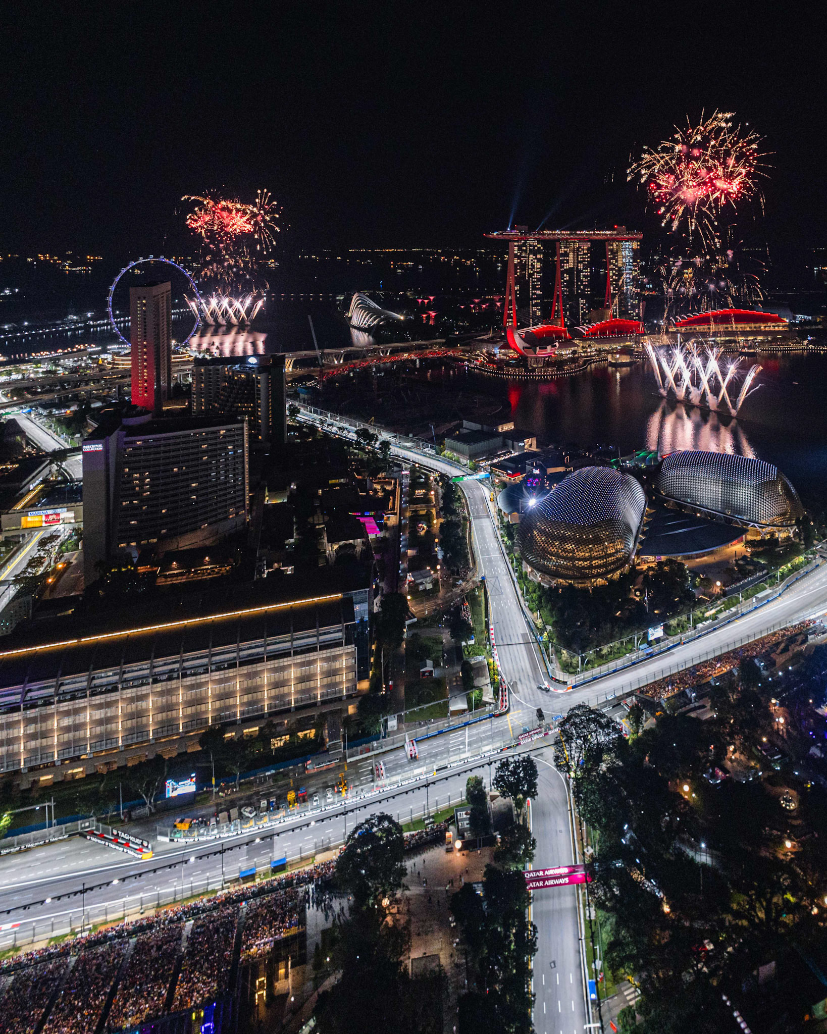 SINGAPORE, Singapore - OCTOBER  05:  during F1 Grand Prix of Singapore at Marina Bay Street Circuit on October 5, 2025 in Singapore, Singapore, (Photo by Jack Ng/Alamy Live News)